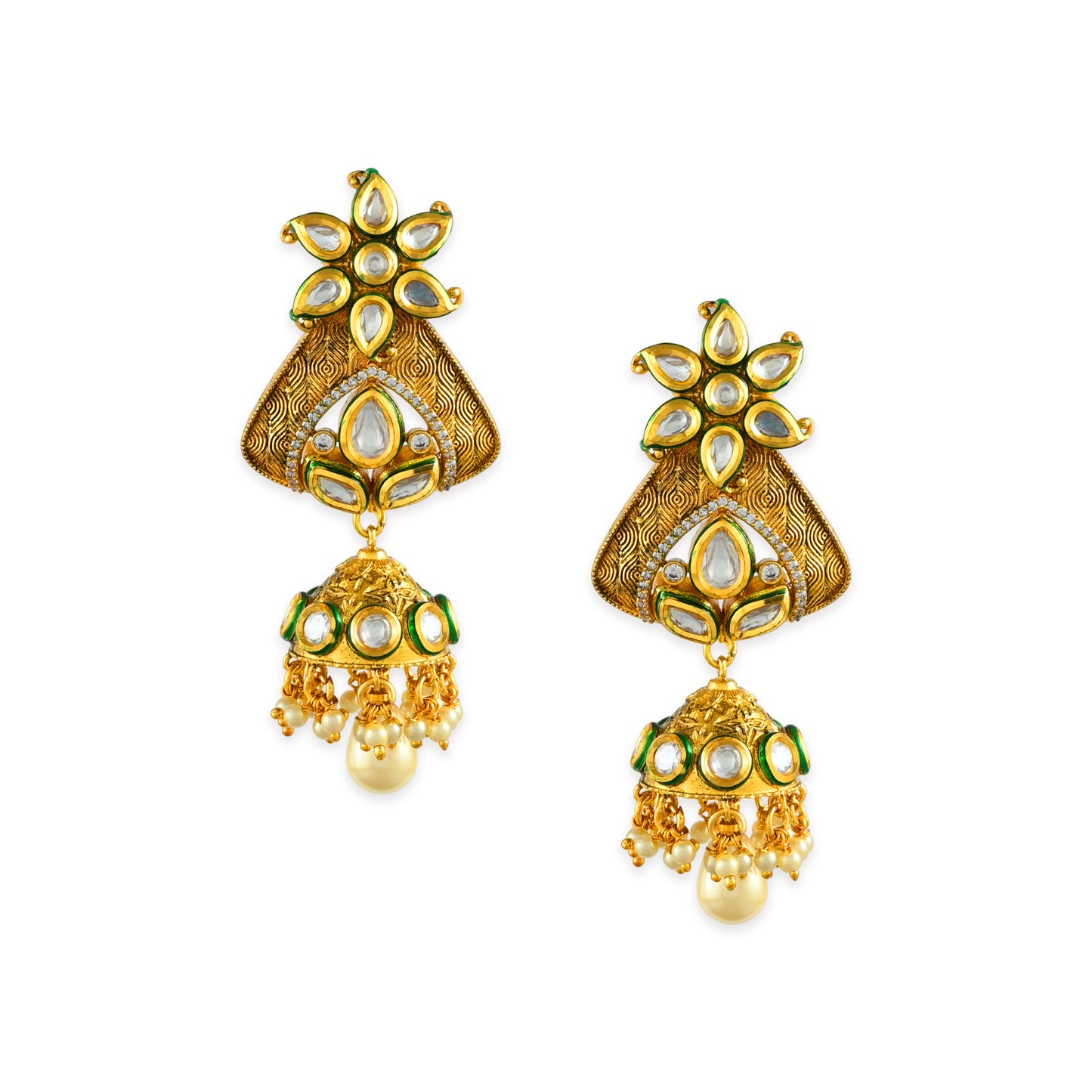 Hansa Kundan Earrings