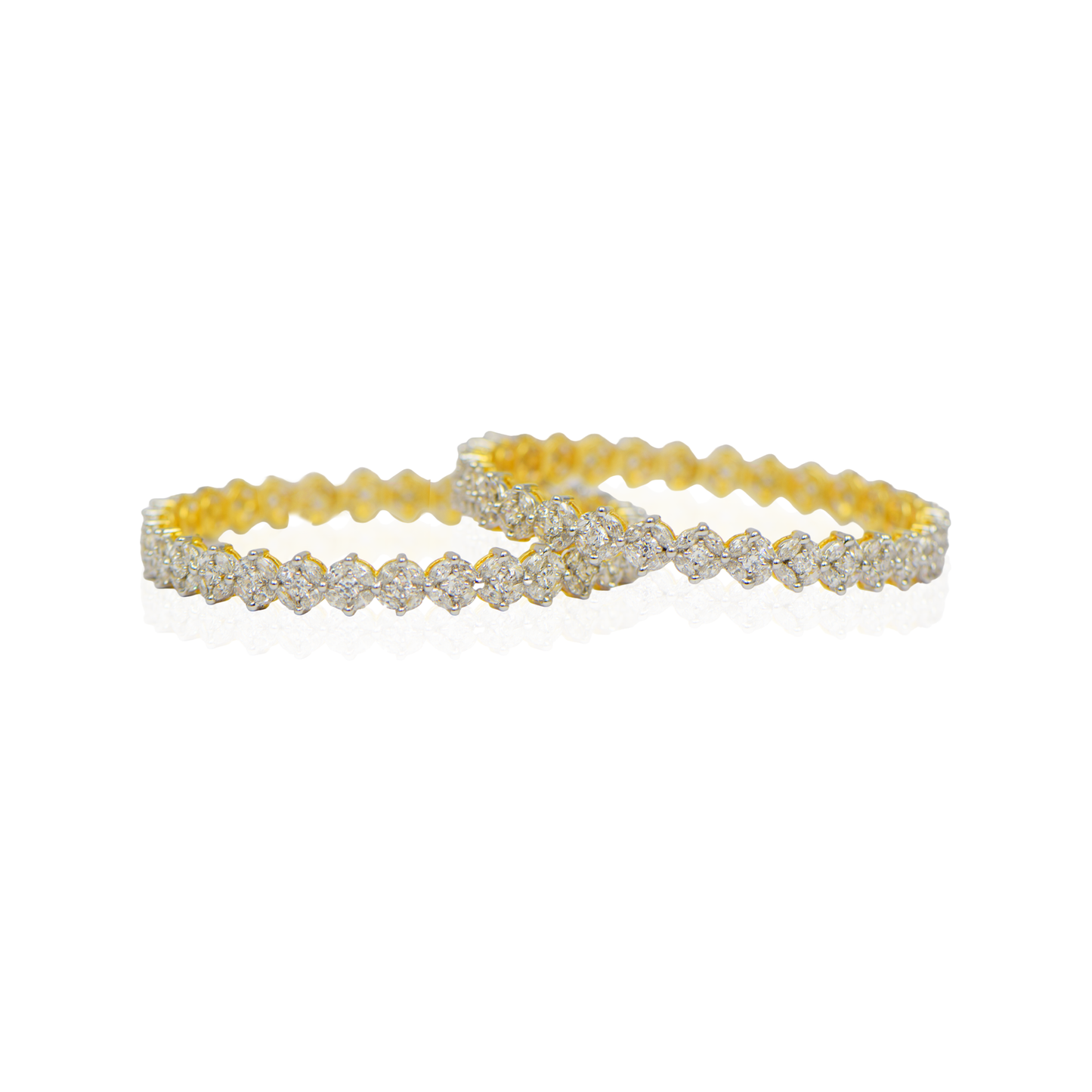 Daisy Zircon Bangle
