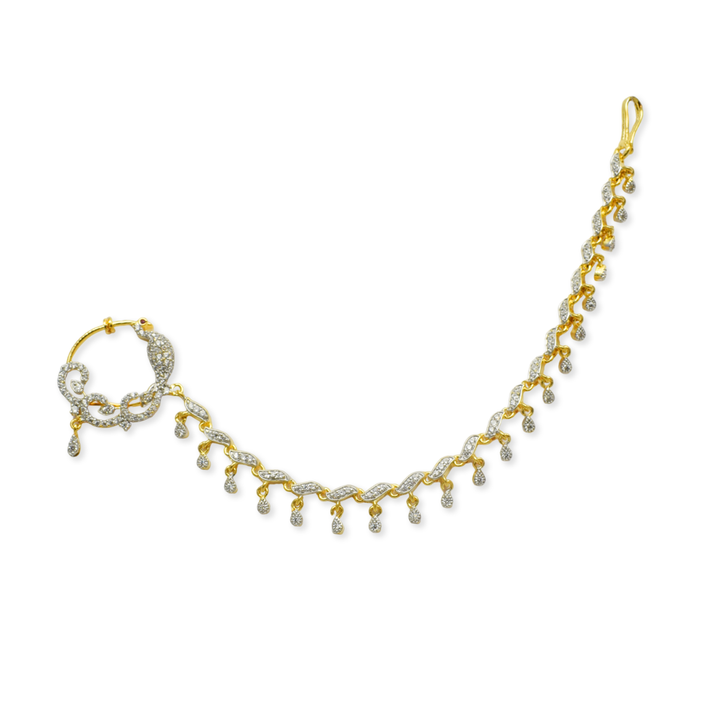 Kalyani Rodium Plated Nath