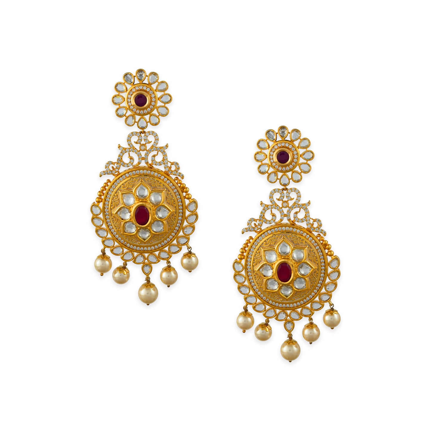 Poonam Kundan Earrings
