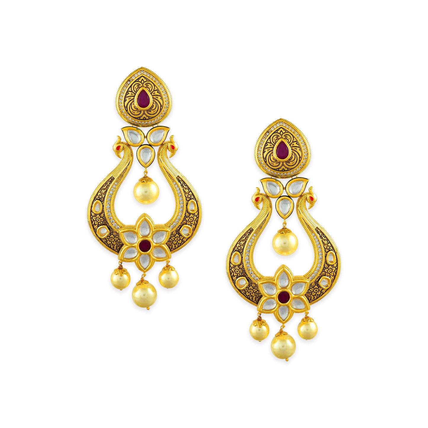 Nandini Kundan Earrings