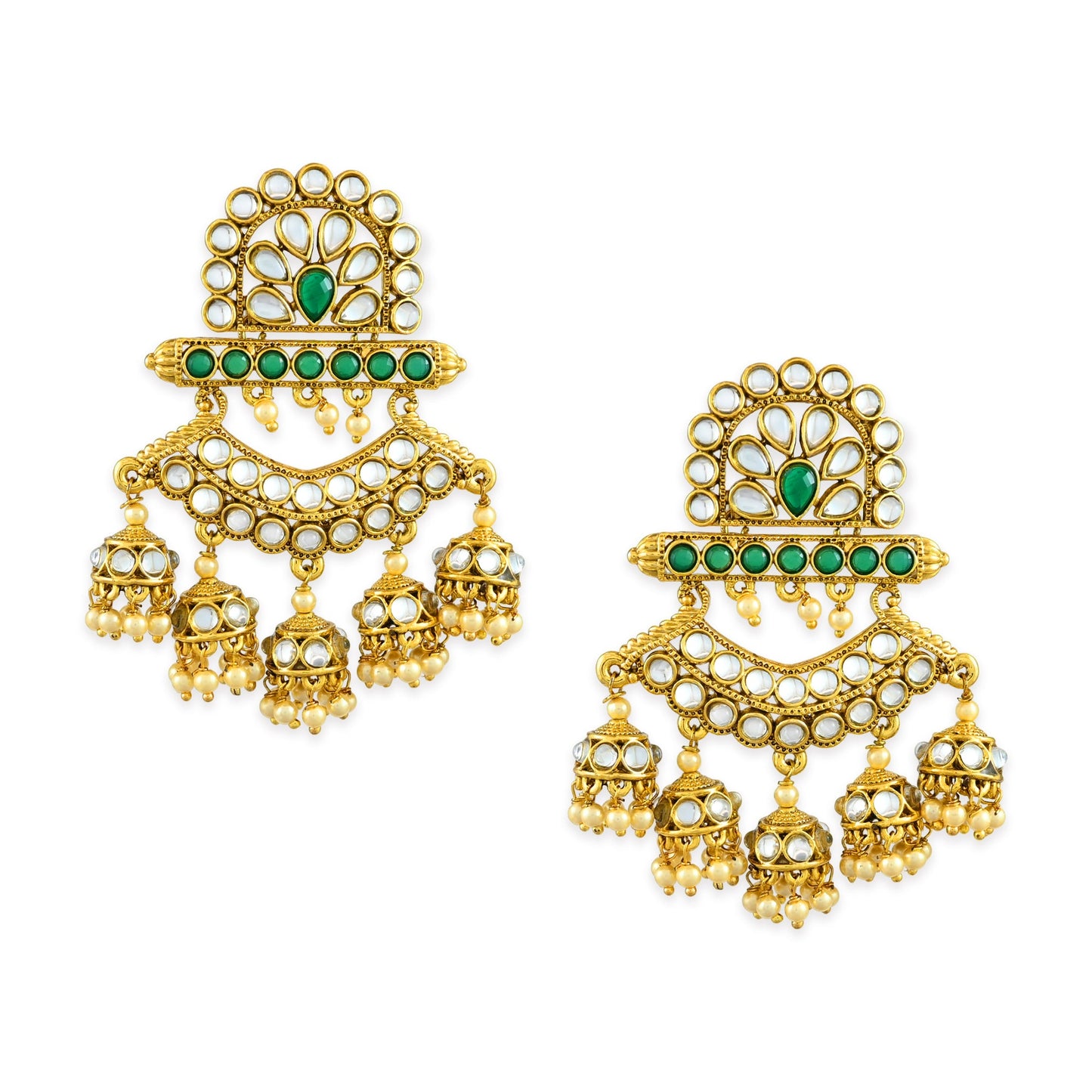 Diya Polki Earrings