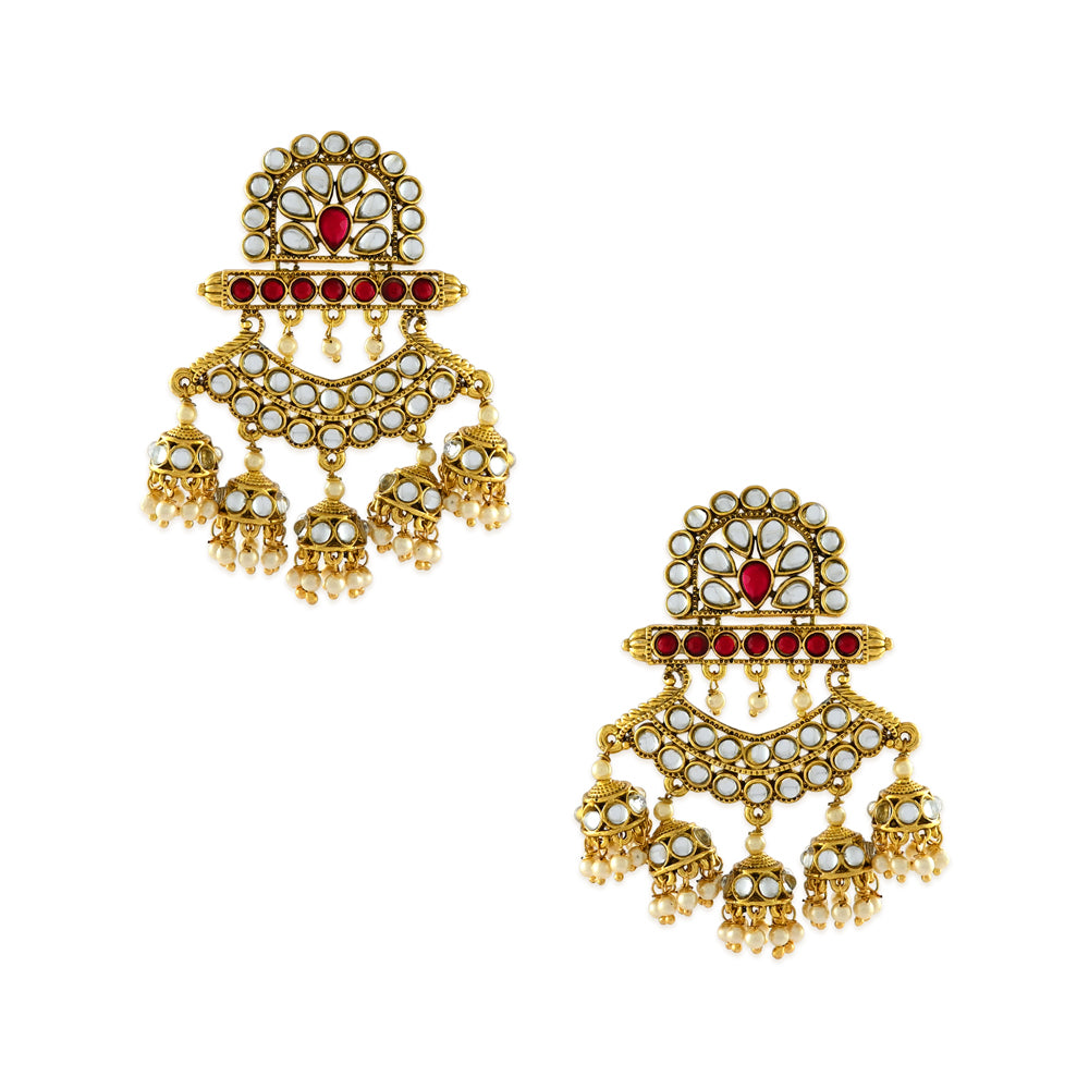 Diya Polki Earrings