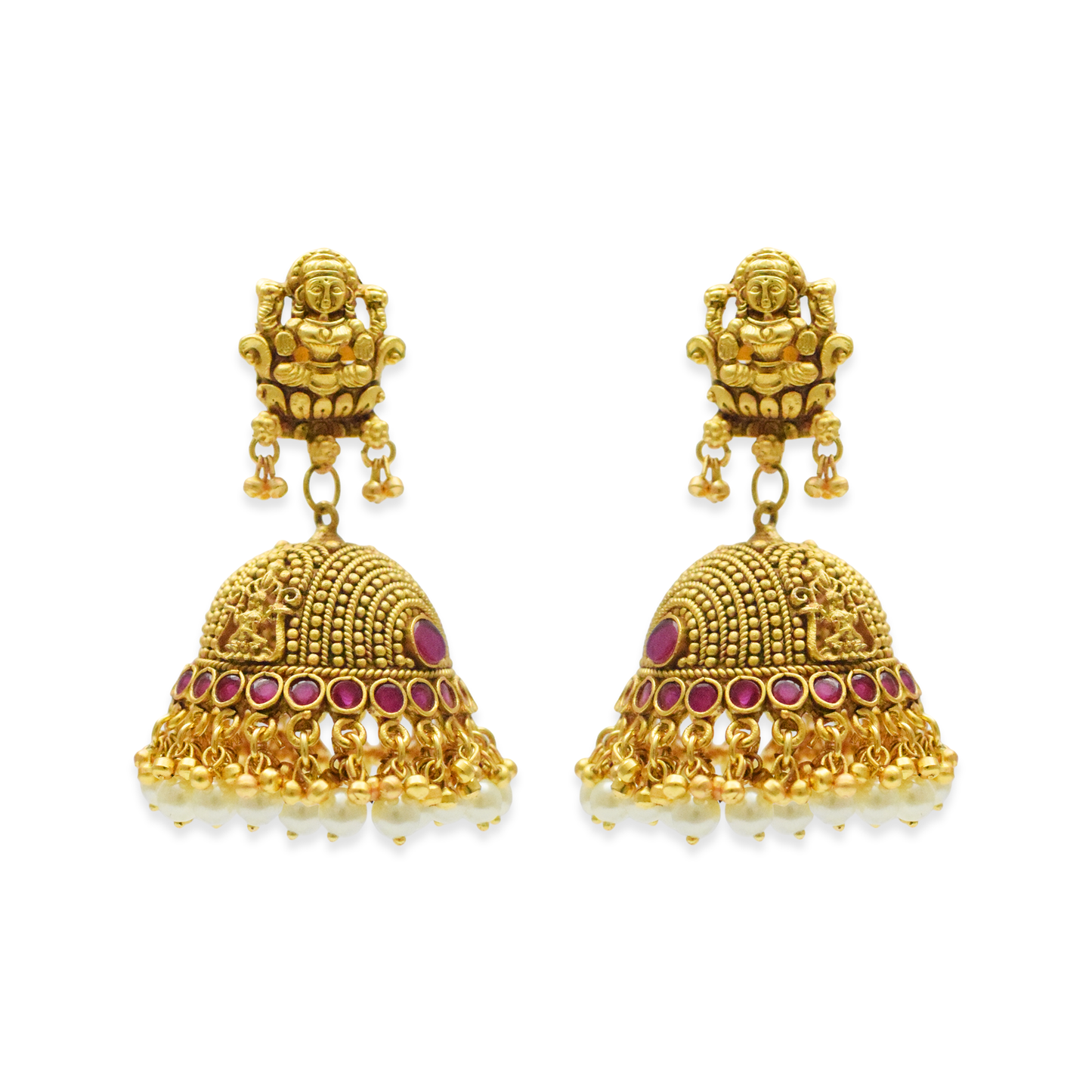 Diya Temple Earring