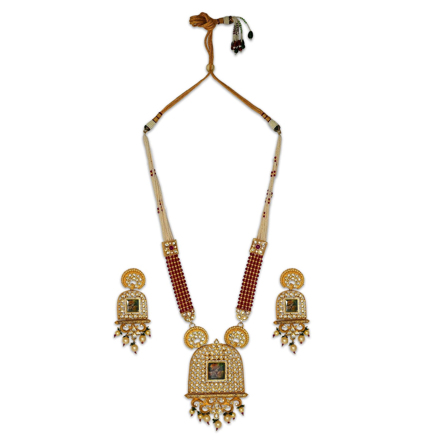 Anaya Kundan Pendant Set