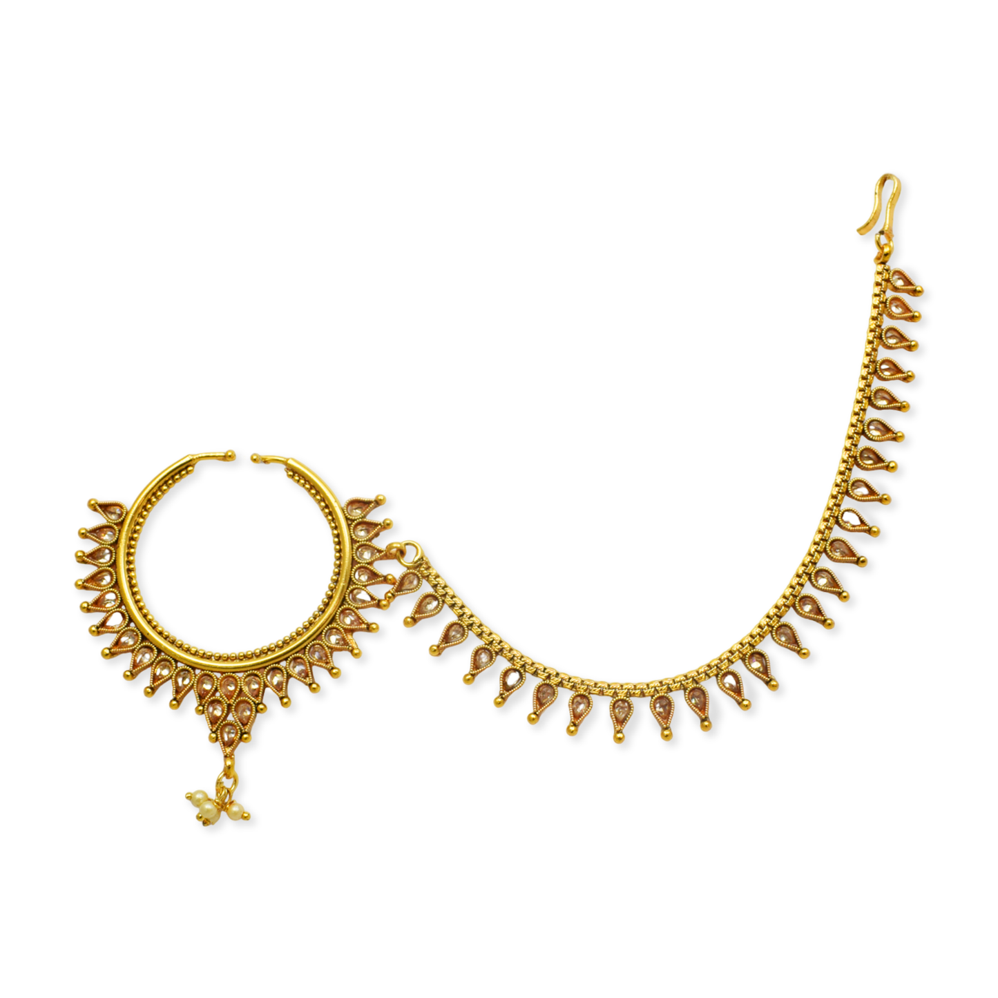 Medha Gold Plated Nath