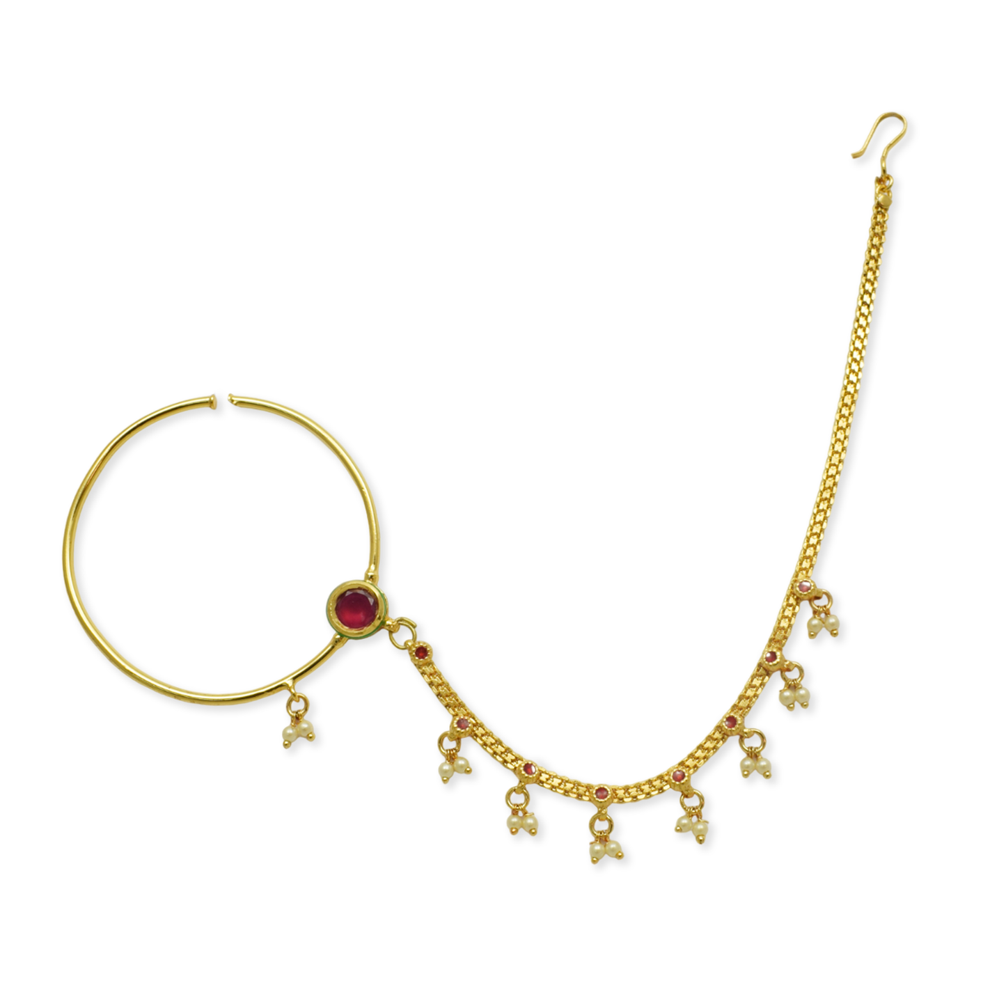 Mallika Gold Plated Nath