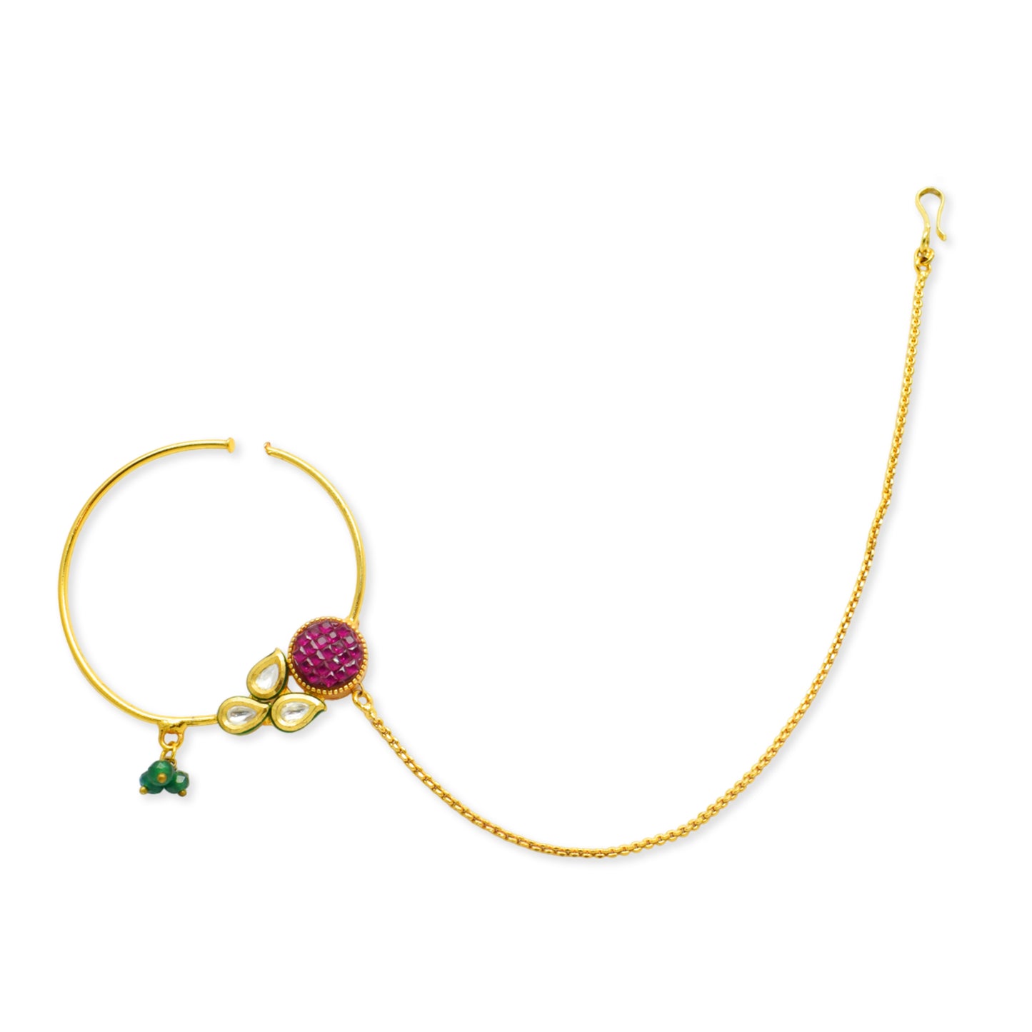 Nitya Gold Plated Nath