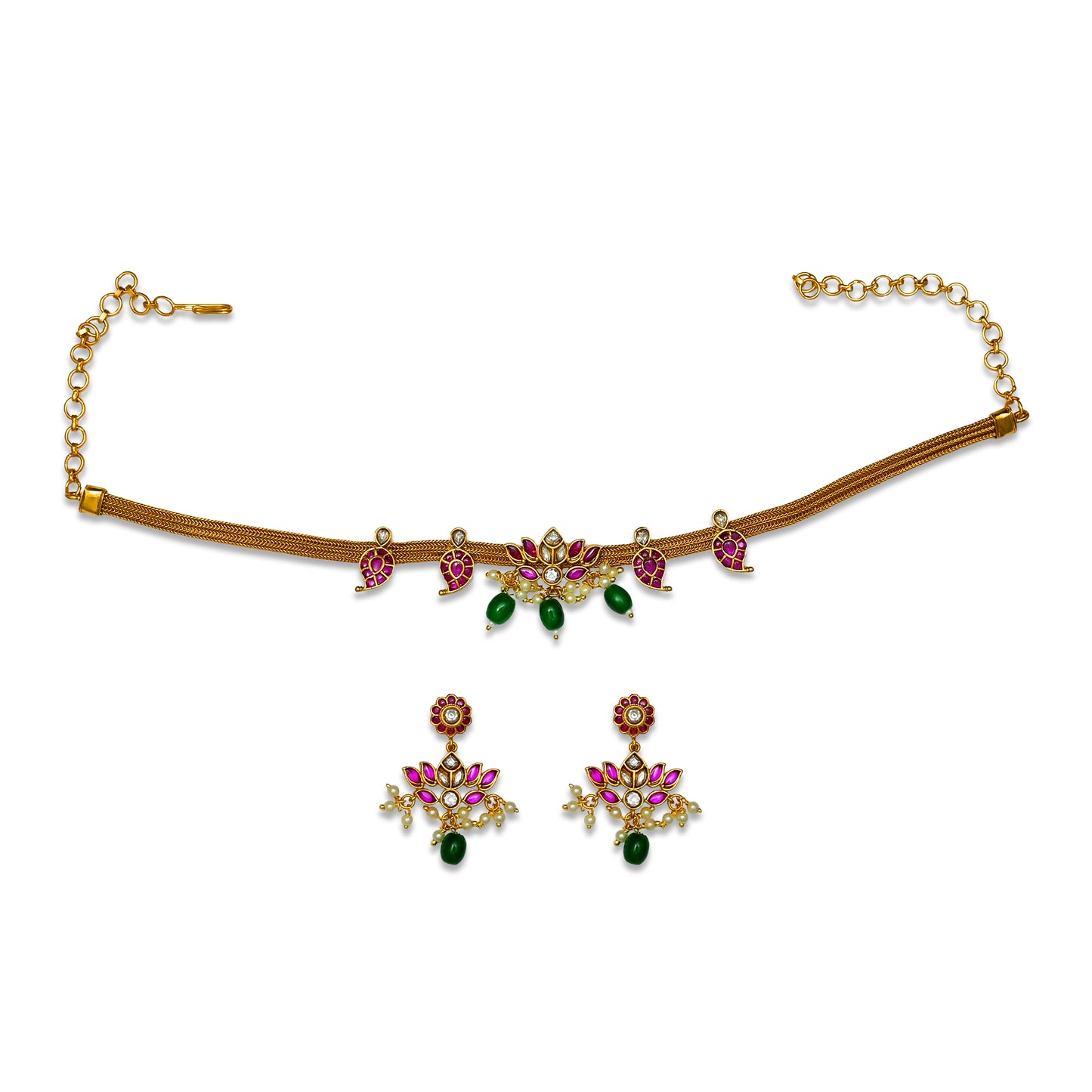 Saanvi Temple Necklace