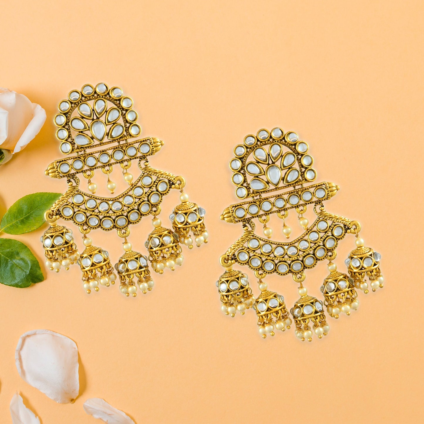 Diya Polki Earrings