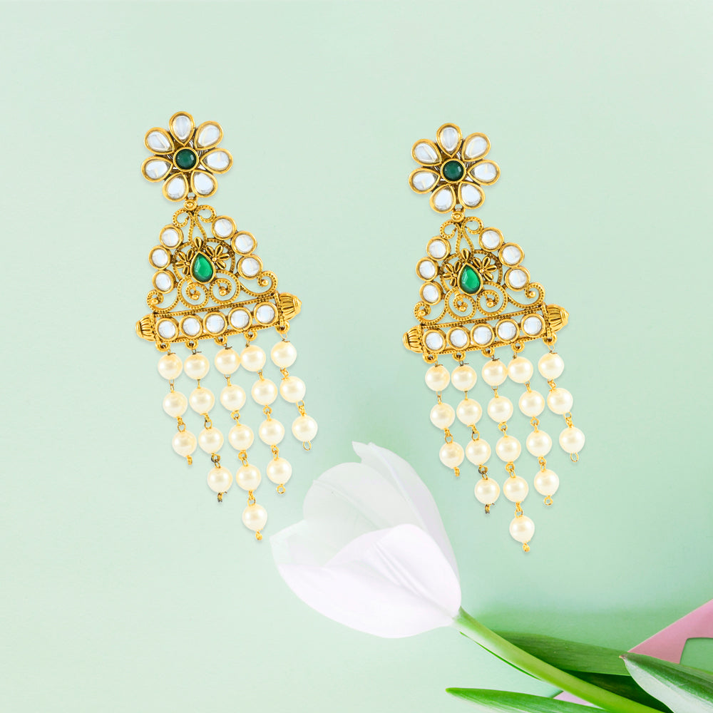 Pratibha Polki Earrings