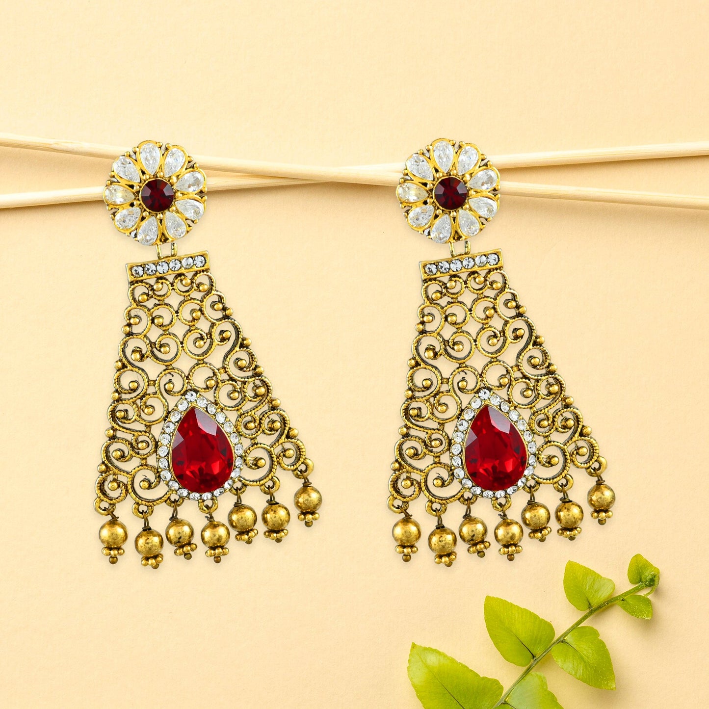Tulsi Polki Earrings