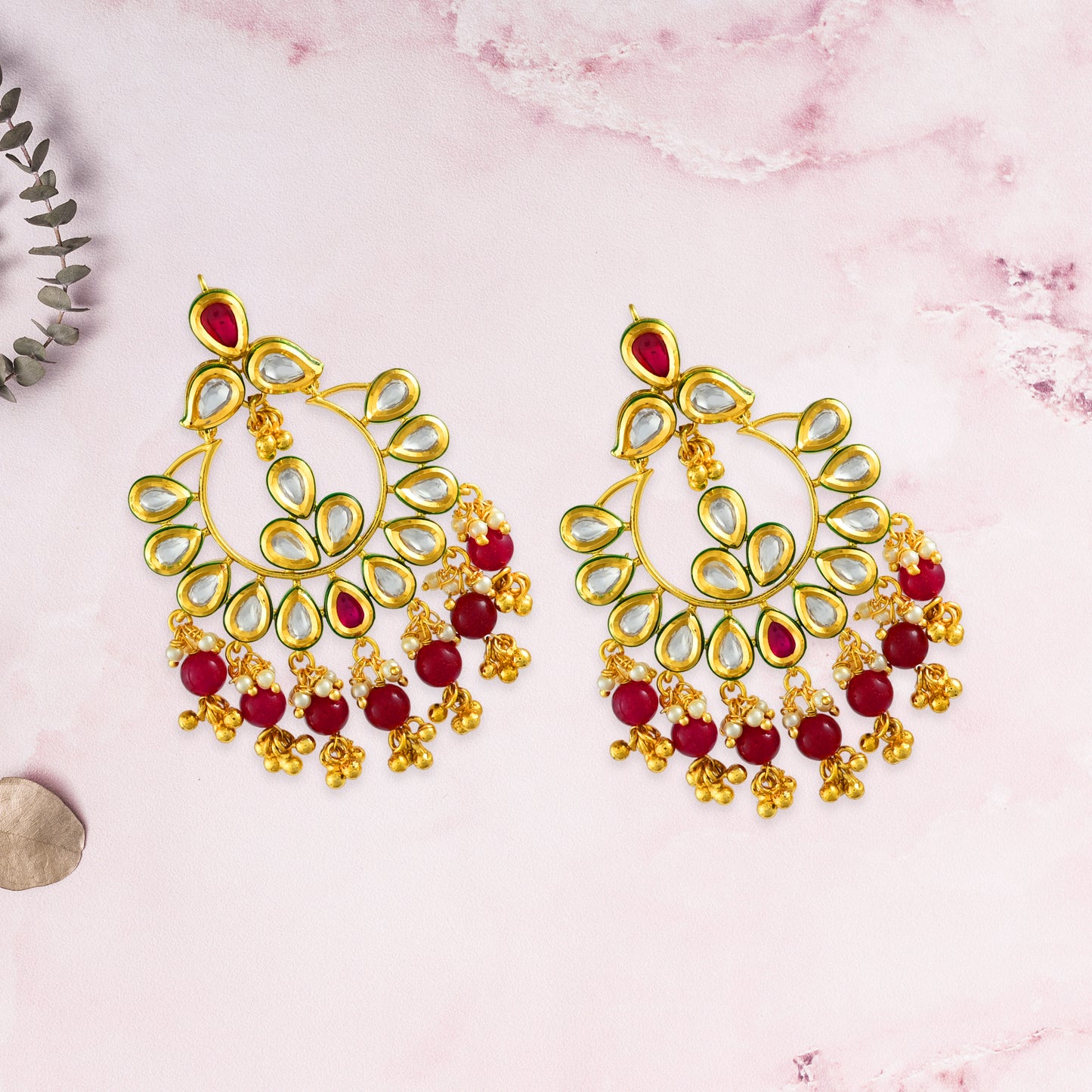 Indira Kundan Earrings