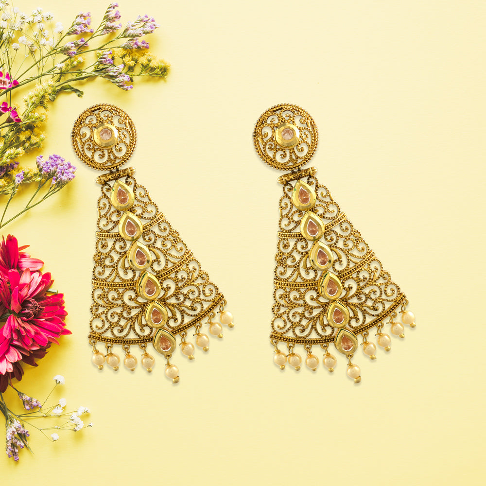 Hemlata Polki Earrings