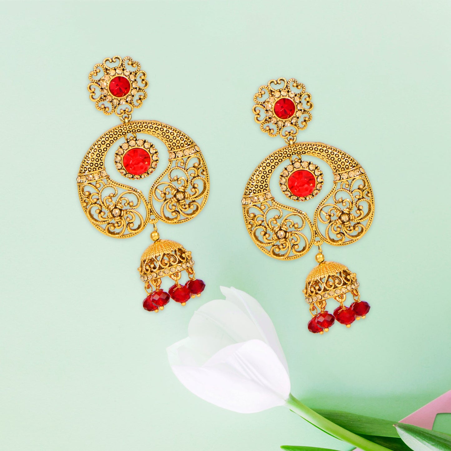 Pallavi Polki Earrings