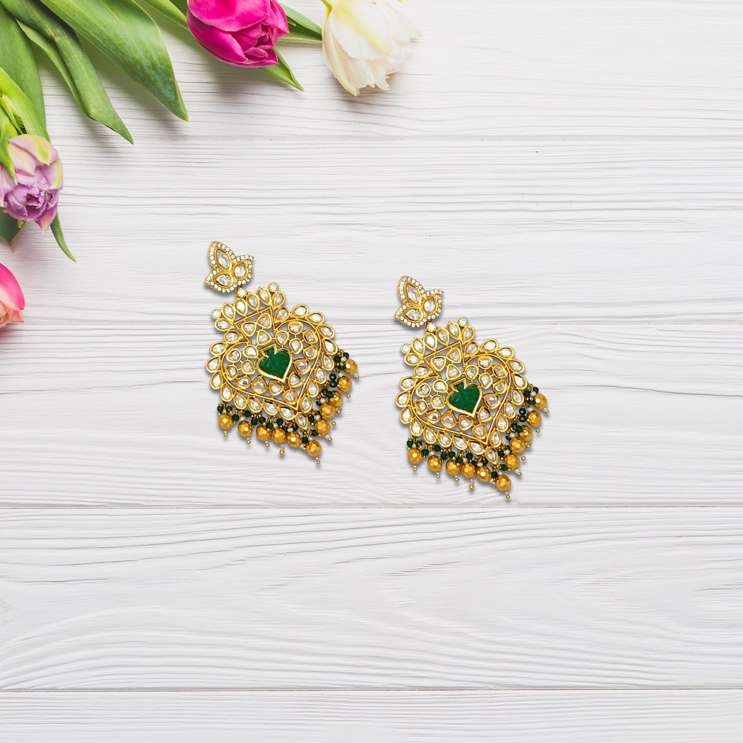 Aaradhya Kundan Pendant Set