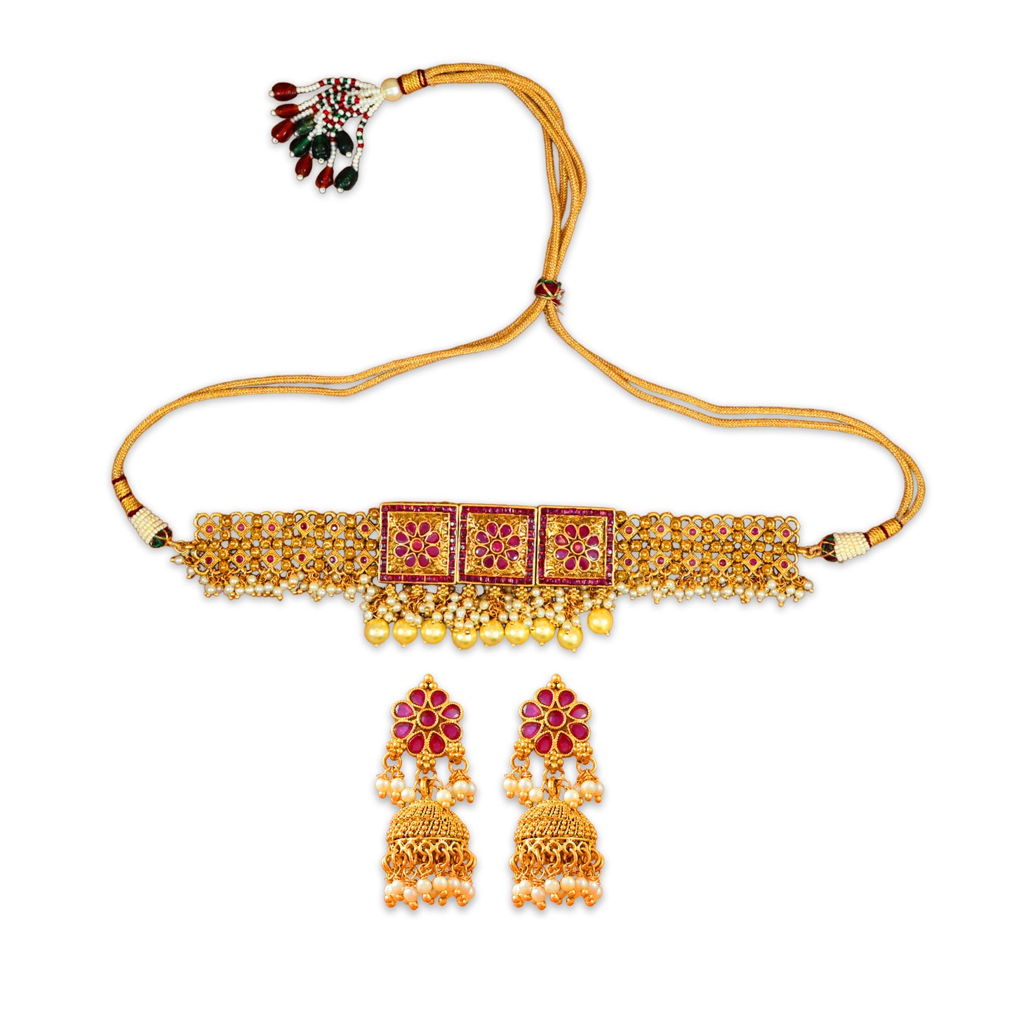 Tanvi Temple Necklace
