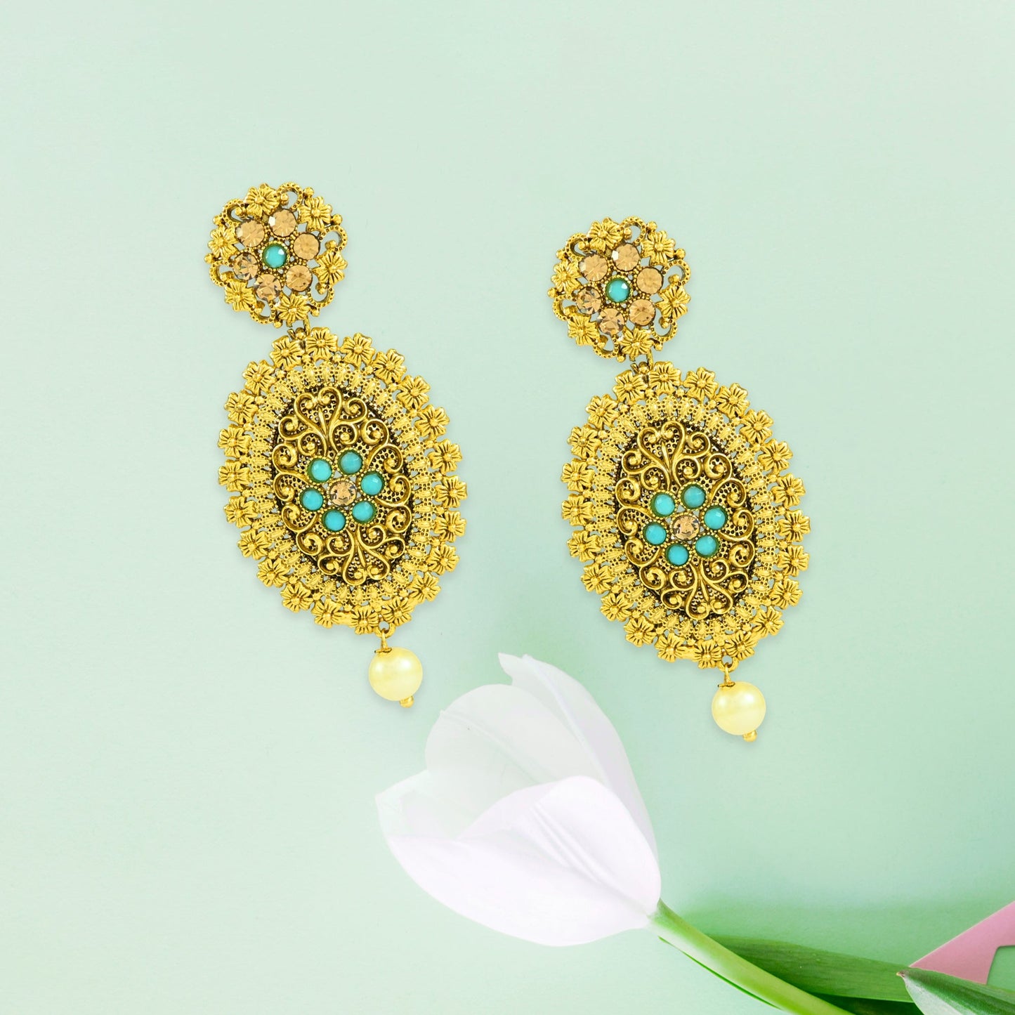 Sania Polki Earrings