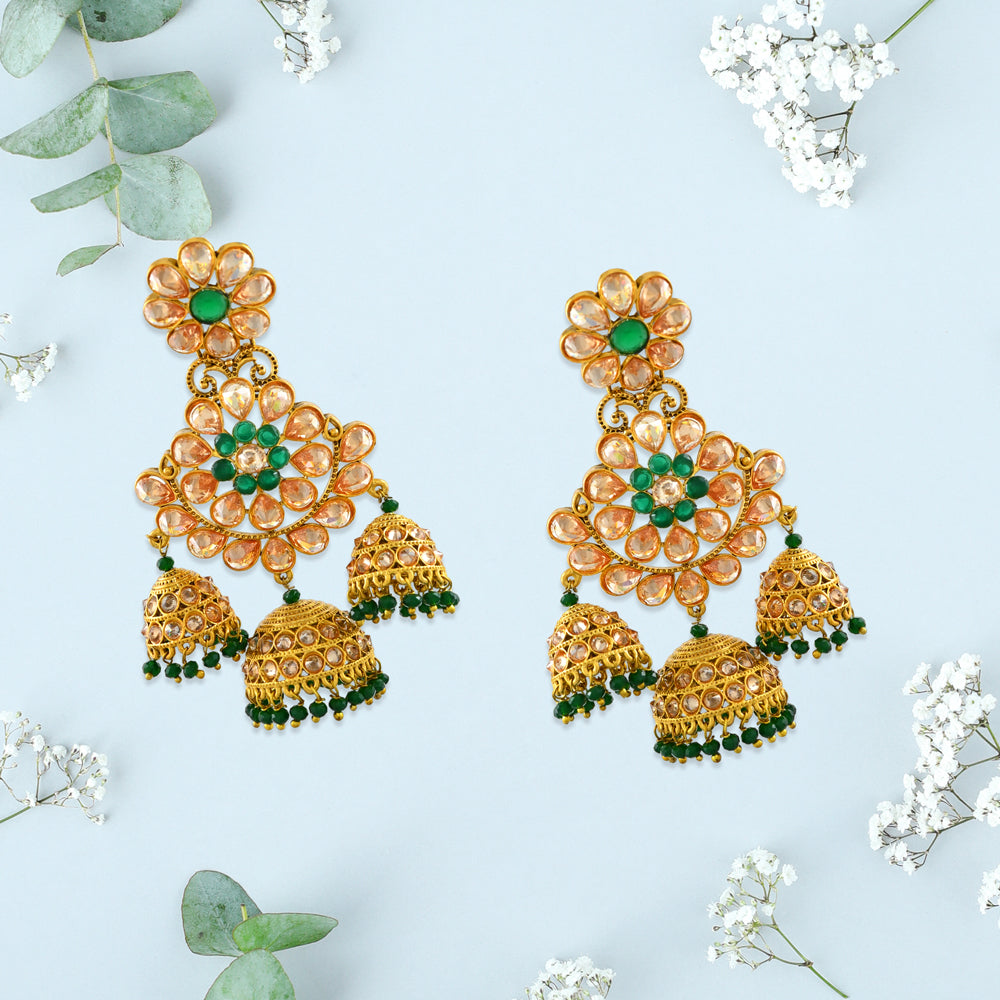 Indrani Polki Earrings