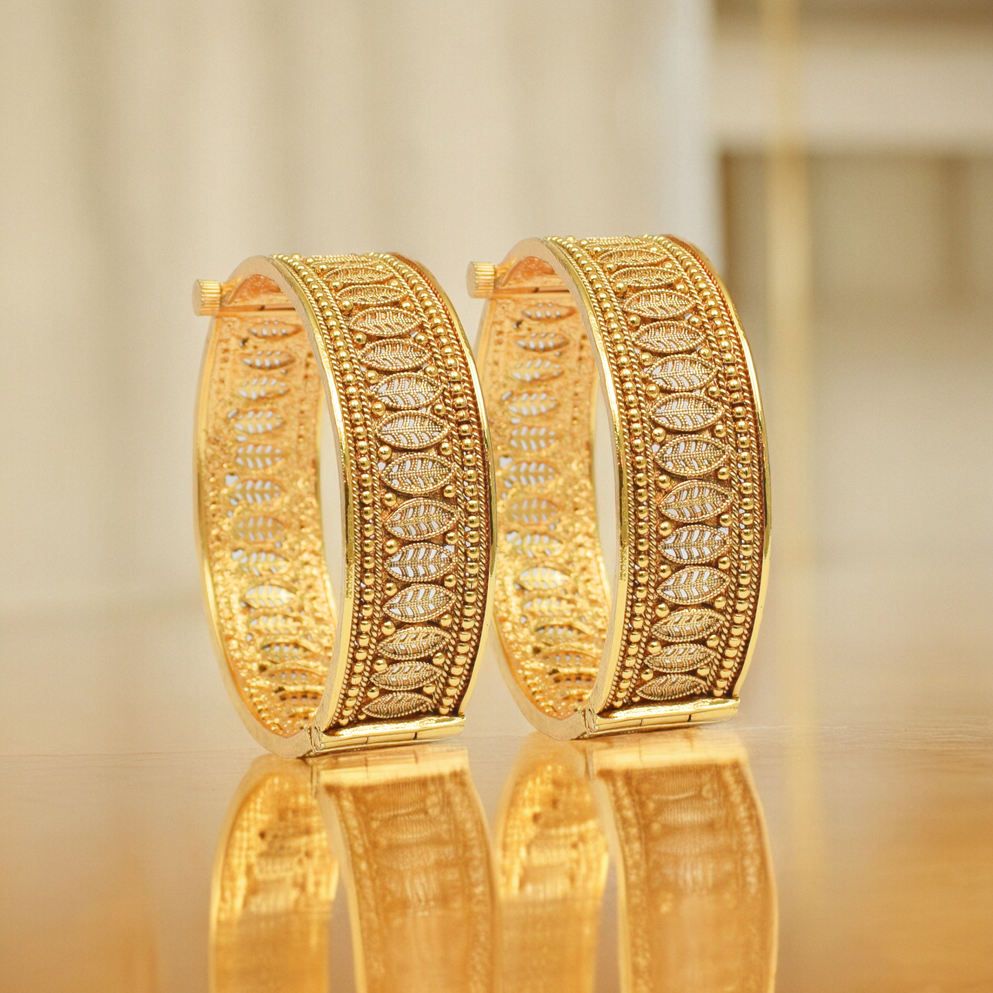 Madhavi Golden Bangle