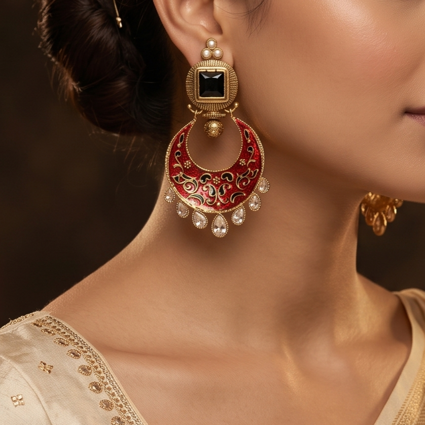 Polki Earring - E000TF