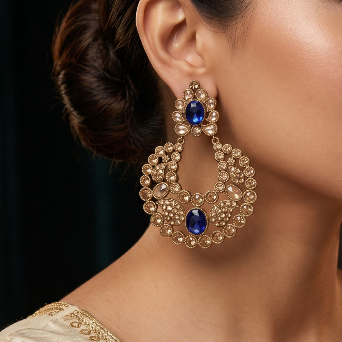 Polki Earring - E000TQ