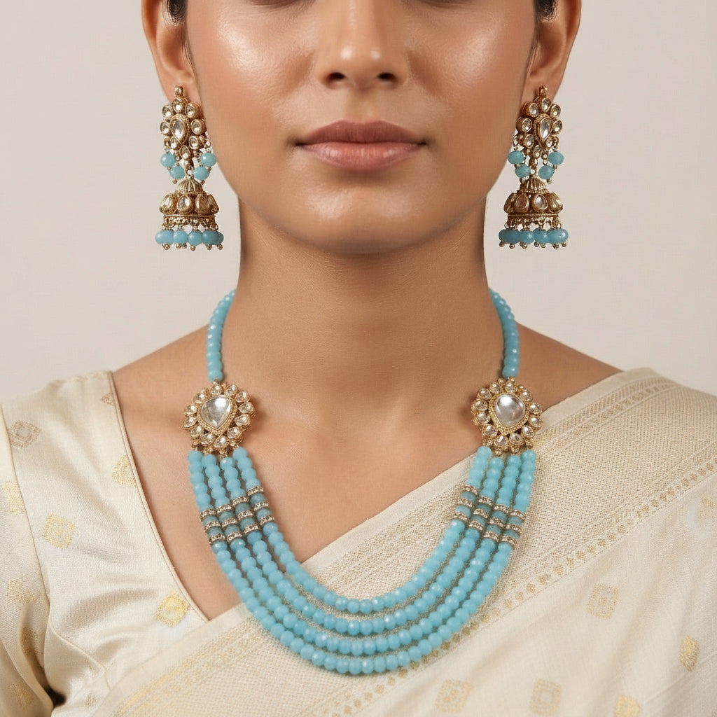 Vasundhara Kundan Necklace Set