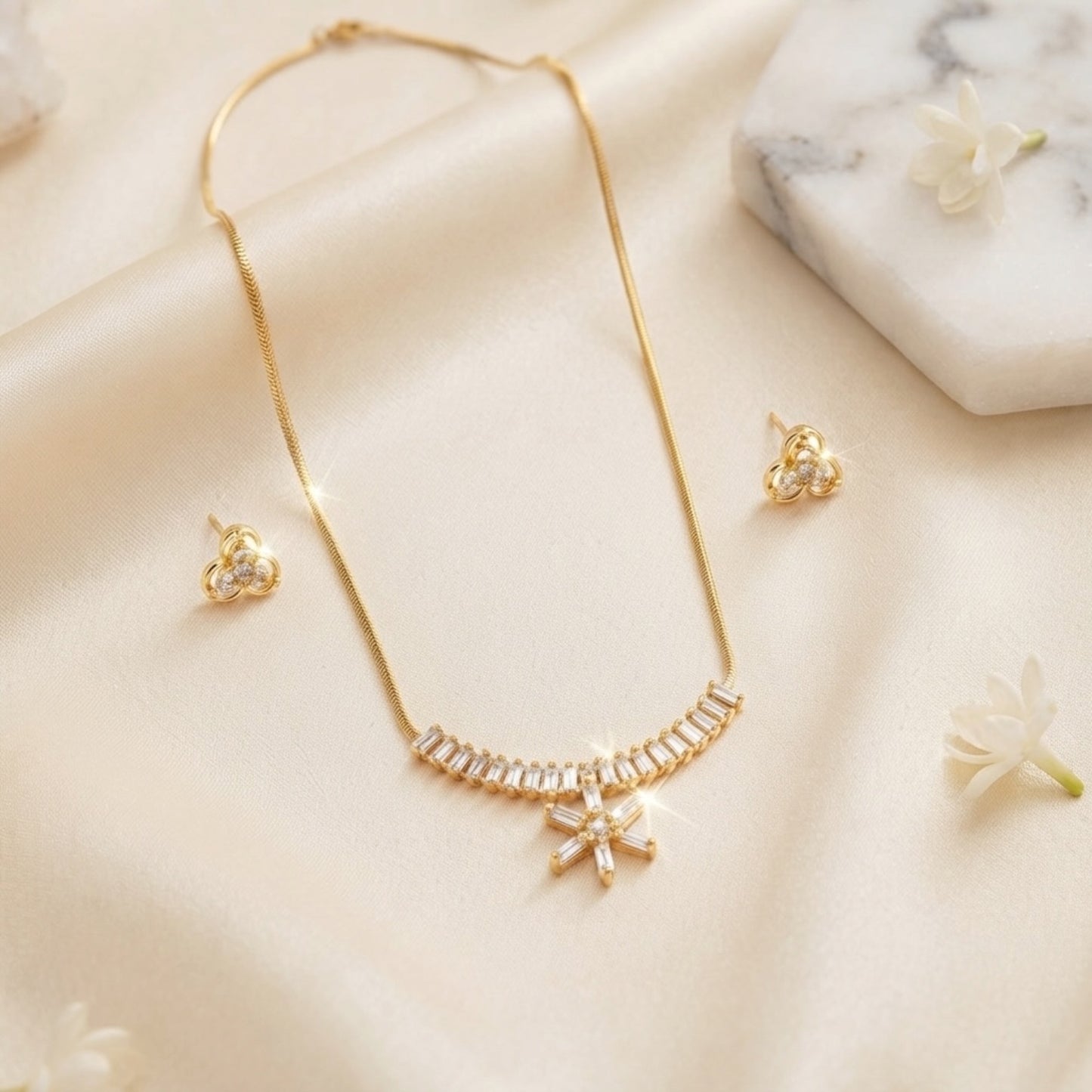 Ara Zircon Set