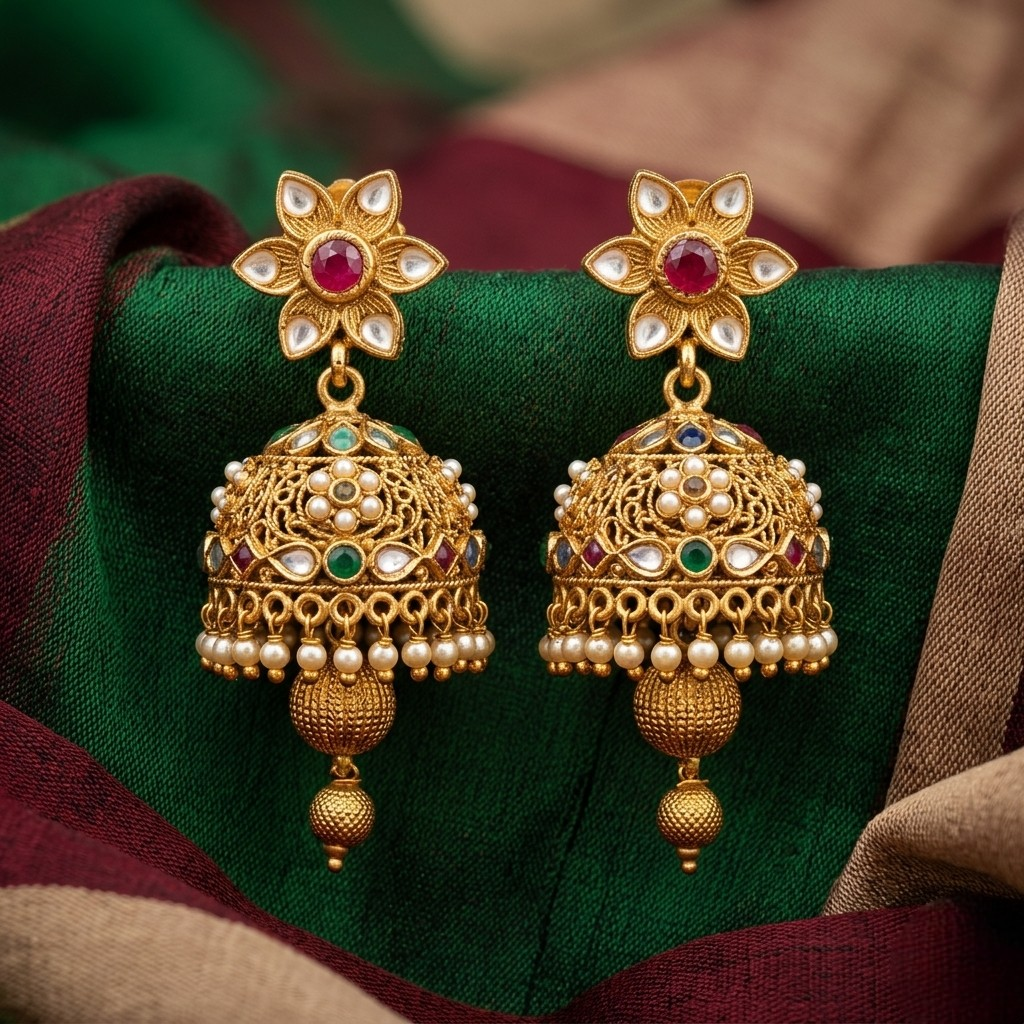 Temple Necklace Set