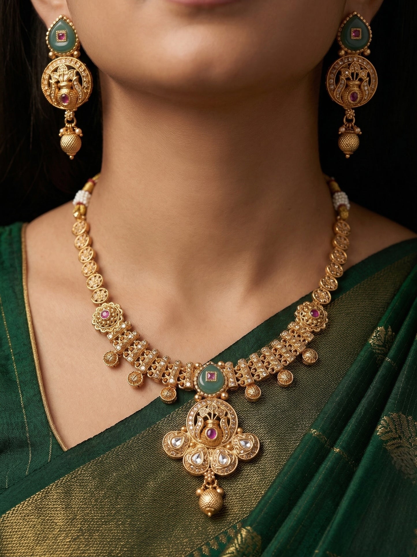 Kaveri Temple Necklace