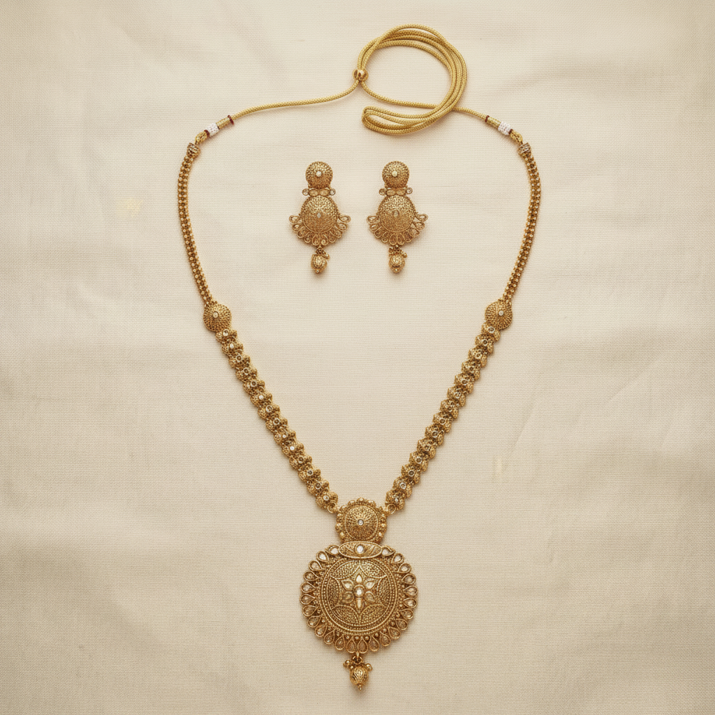 Padma Temple Pendent Sets