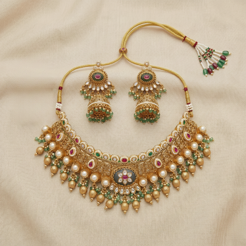 Soundarya Temple Choker Sets