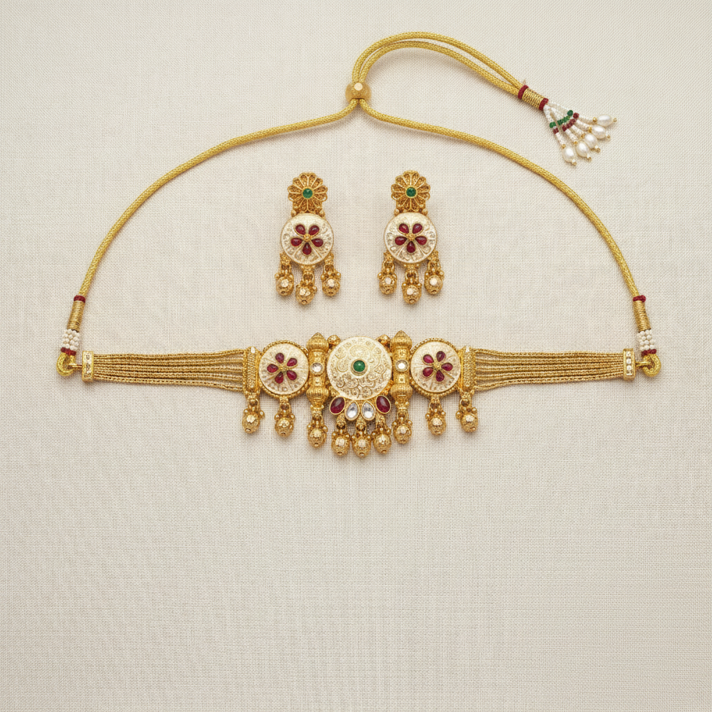 Rohini Temple Choker Sets