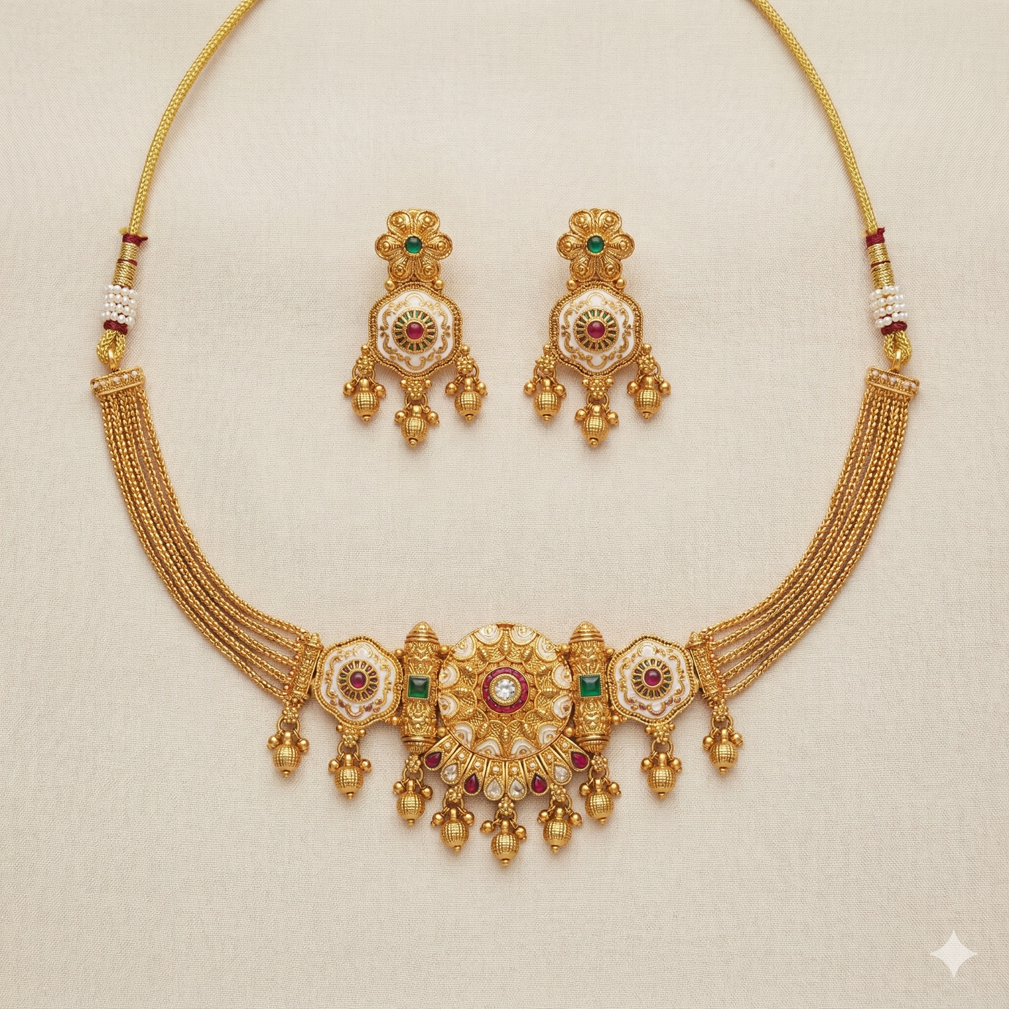 Temple Choker Sets