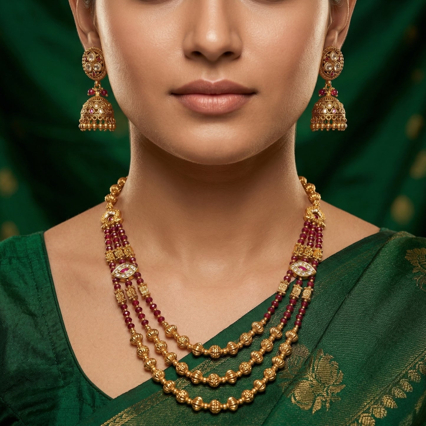 Temple Long Necklace