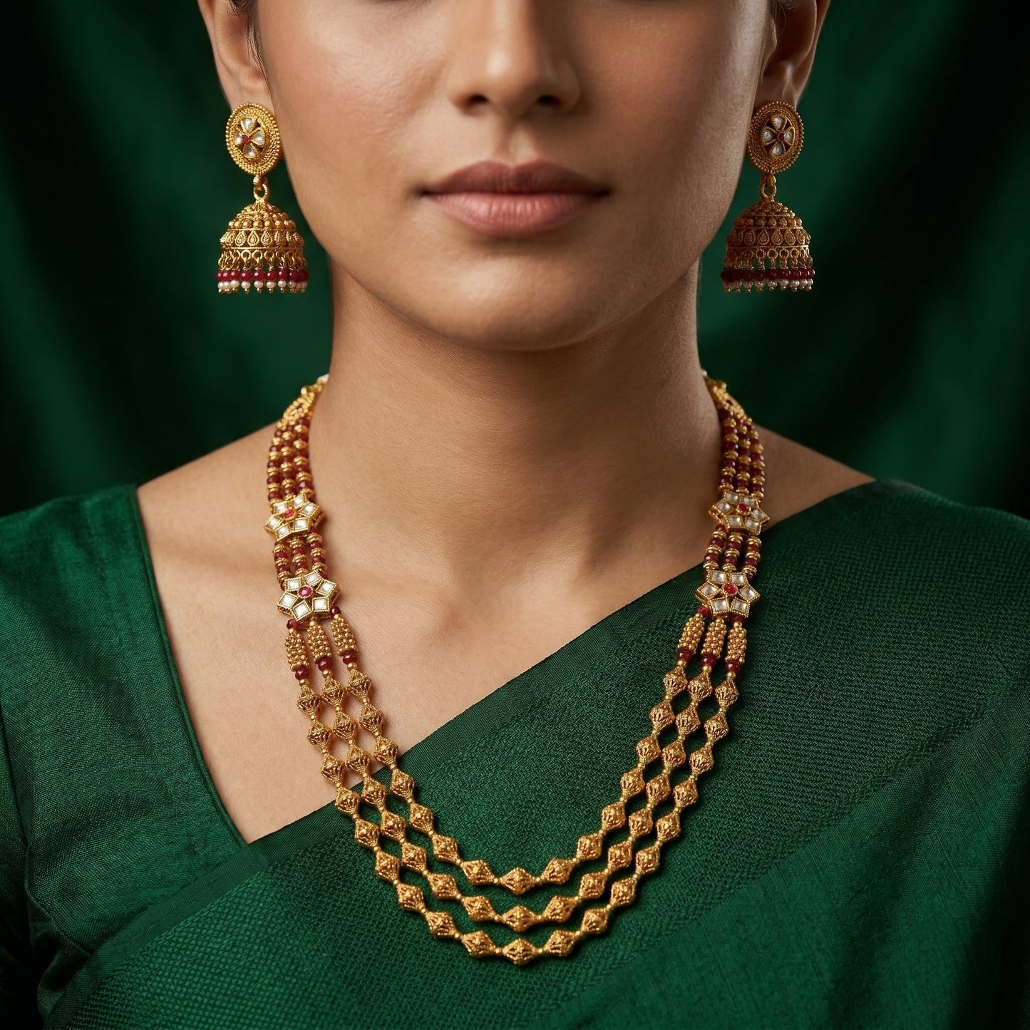 Temple Long Necklace