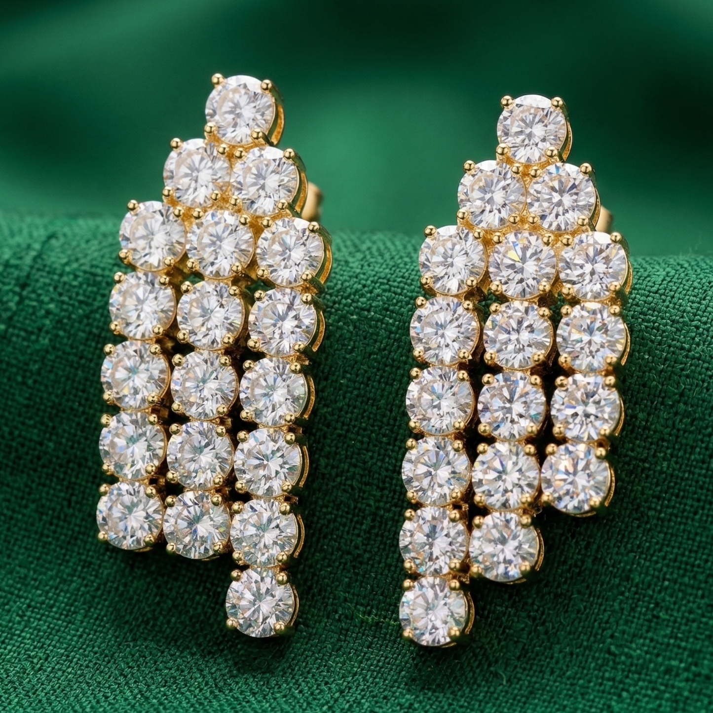 Hazel Zircon Gold-Plated Necklace Set