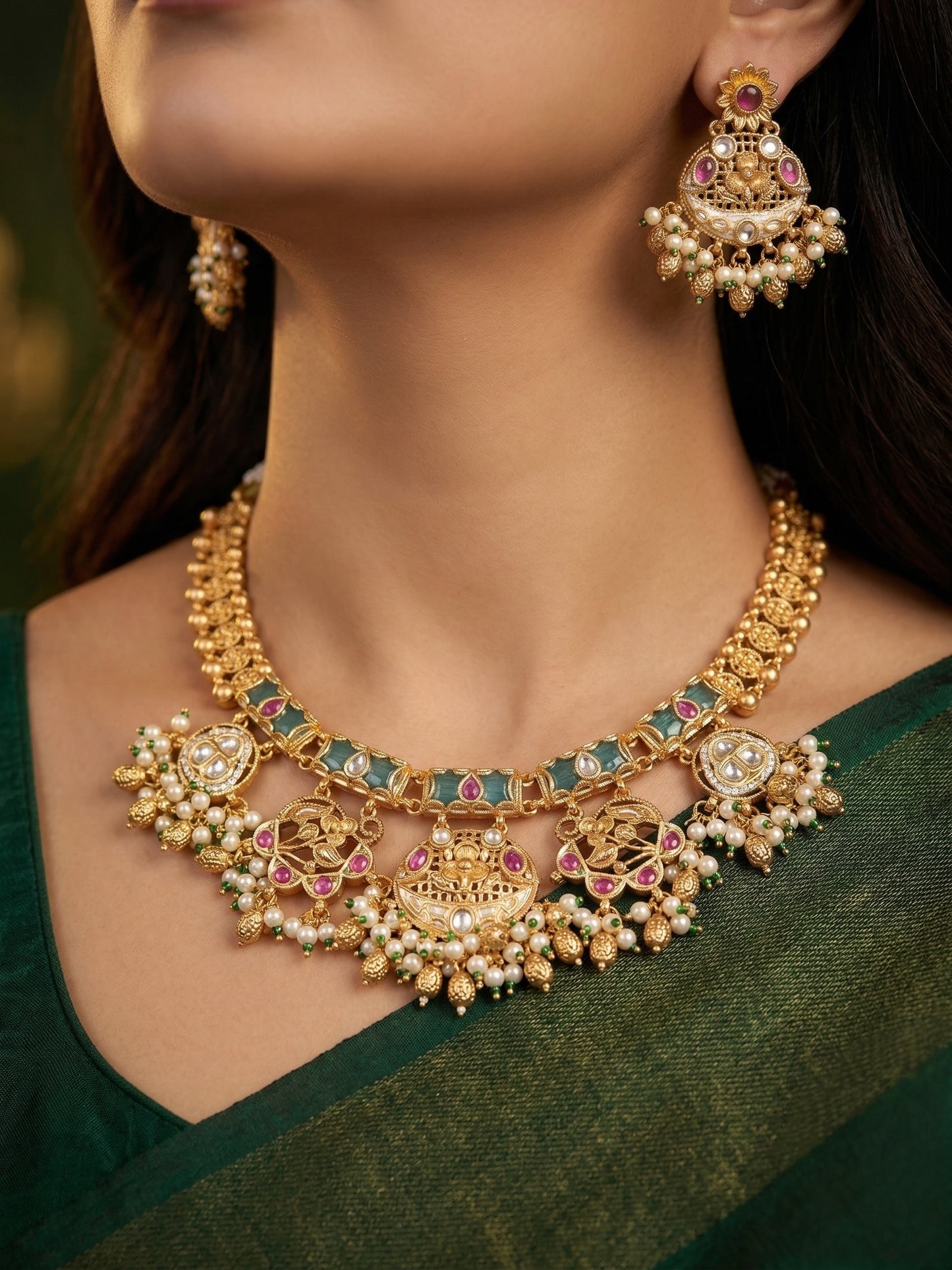 Harini Temple Necklace
