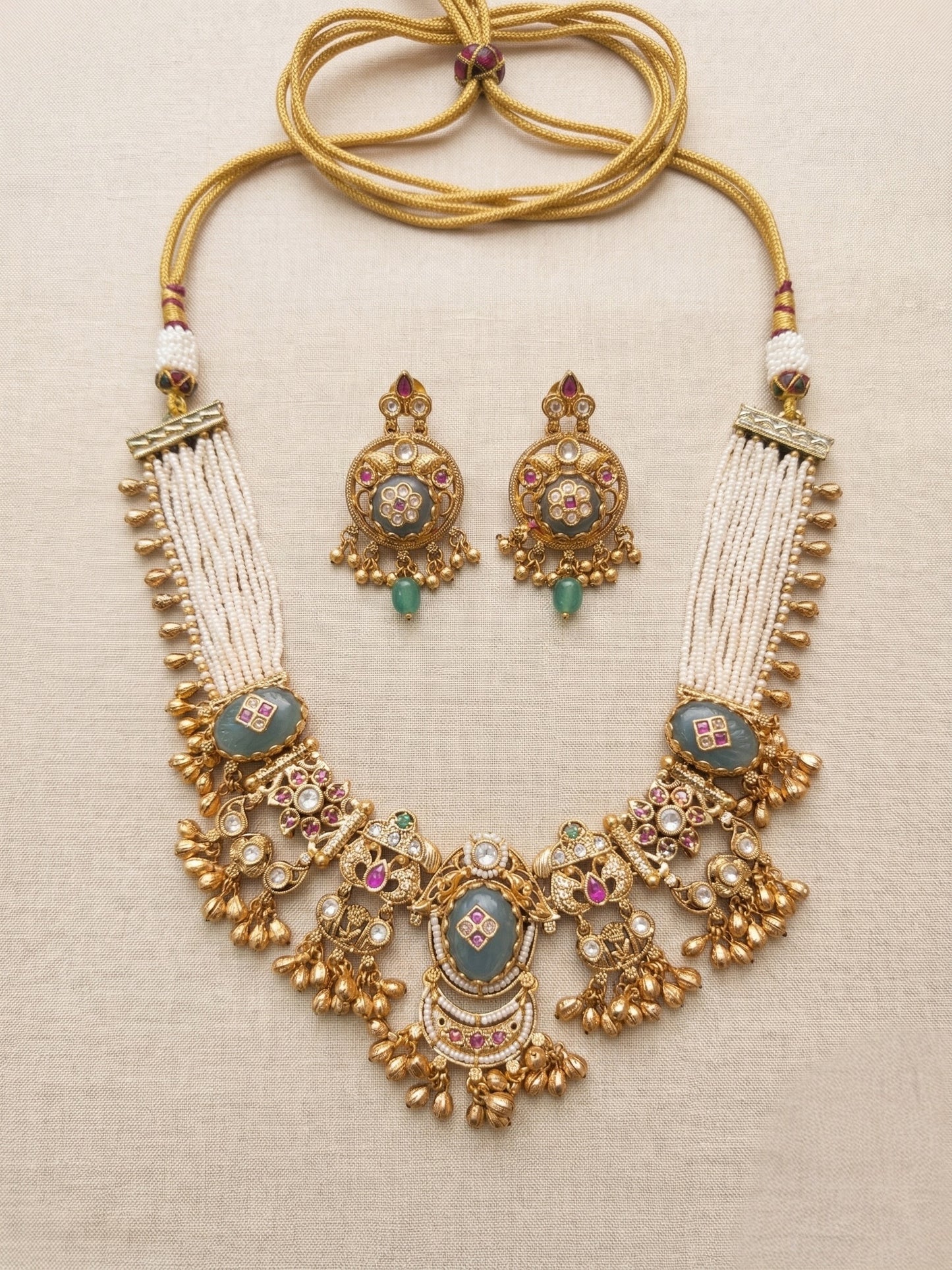 Madhavi Temple Necklace