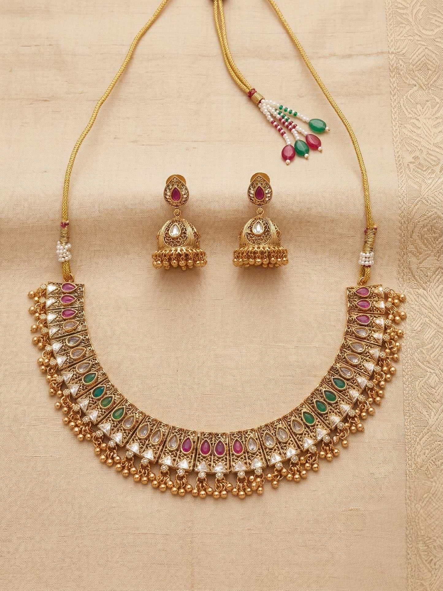 Akshara Temple Necklace