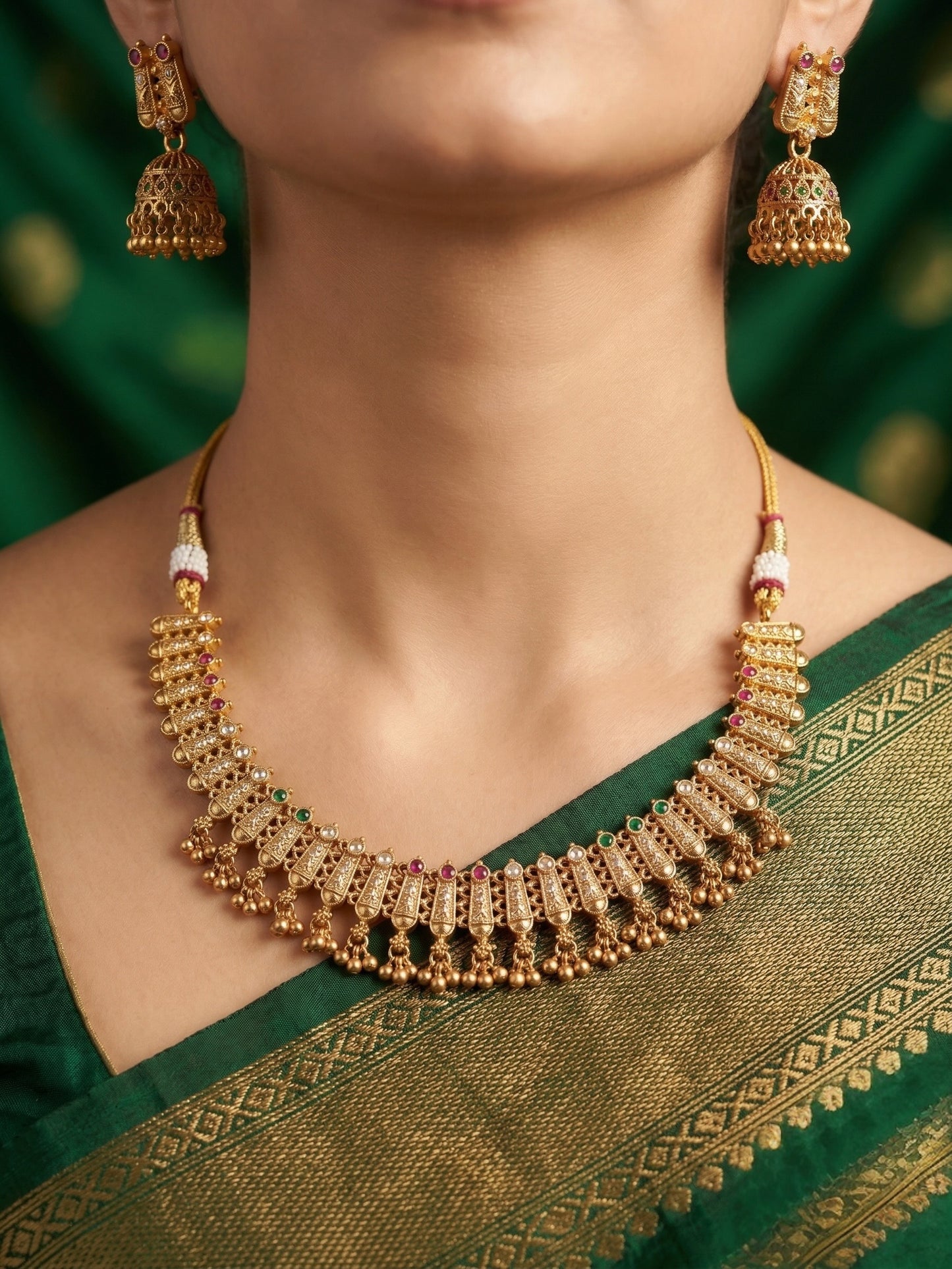 Gayathri Temple Necklace