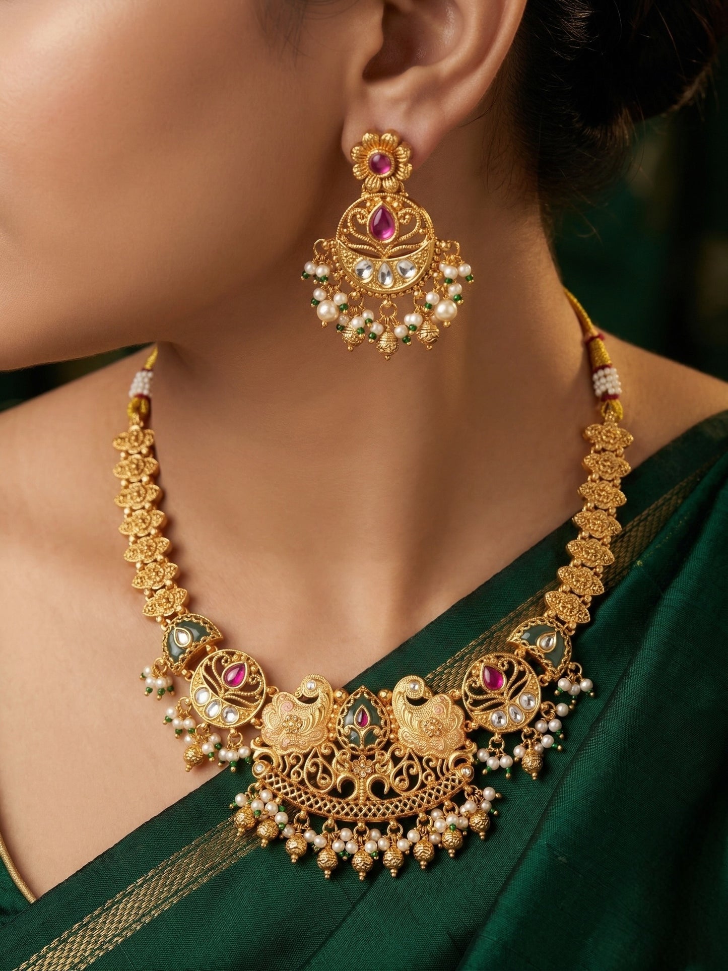 Eesha Temple Necklace