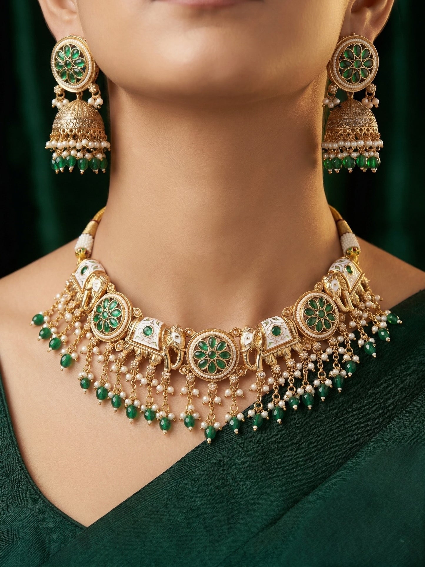 Pranavi Temple Necklace