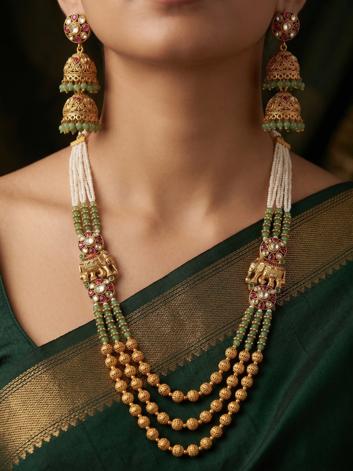 Meera Temple Necklace