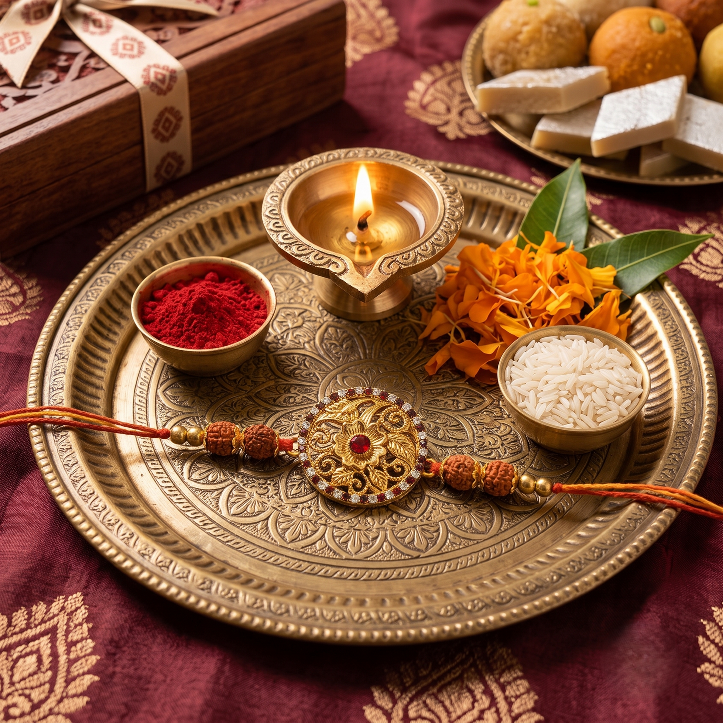 Designer Rakhi on the special day of Rakshabandan for your Brothers| Rakshabandhan special | Rakhi for Brother Art No. R-34
