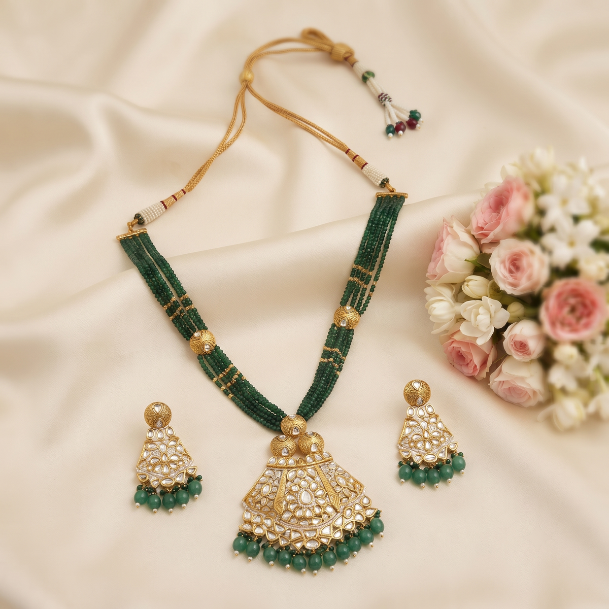 Aditi Kundan Pendant Set
