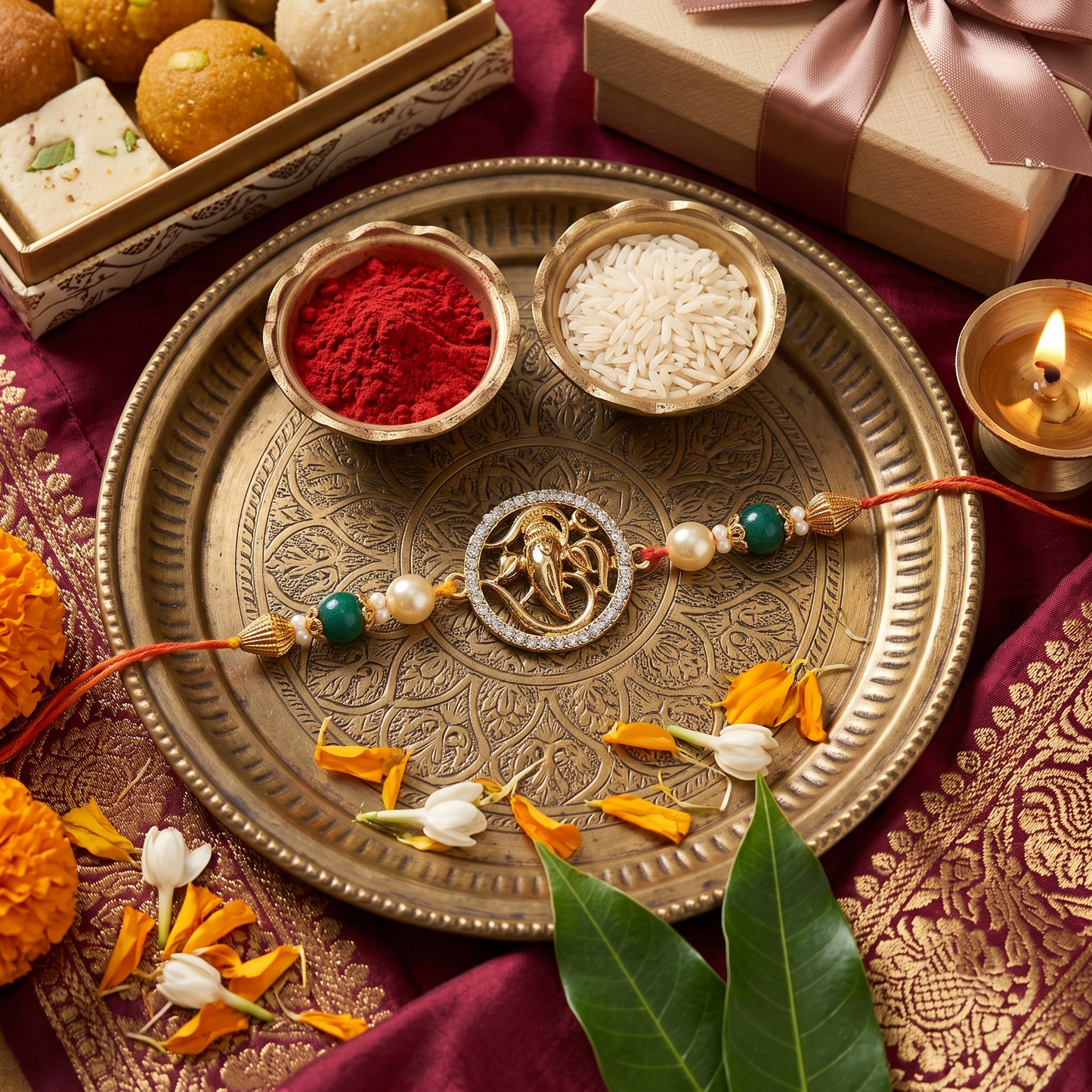 Designer Rakhi on the special day of Rakshabandan for your Brothers| Rakshabandhan special | Rakhi for Brother Art No. R-36