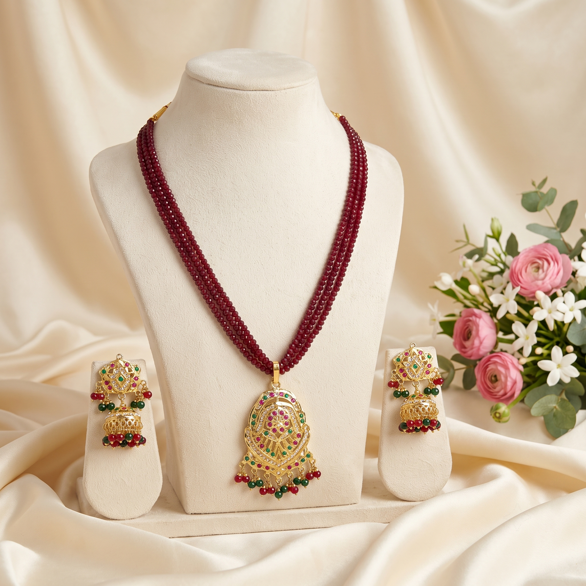 Nisha Jadau Necklace Set