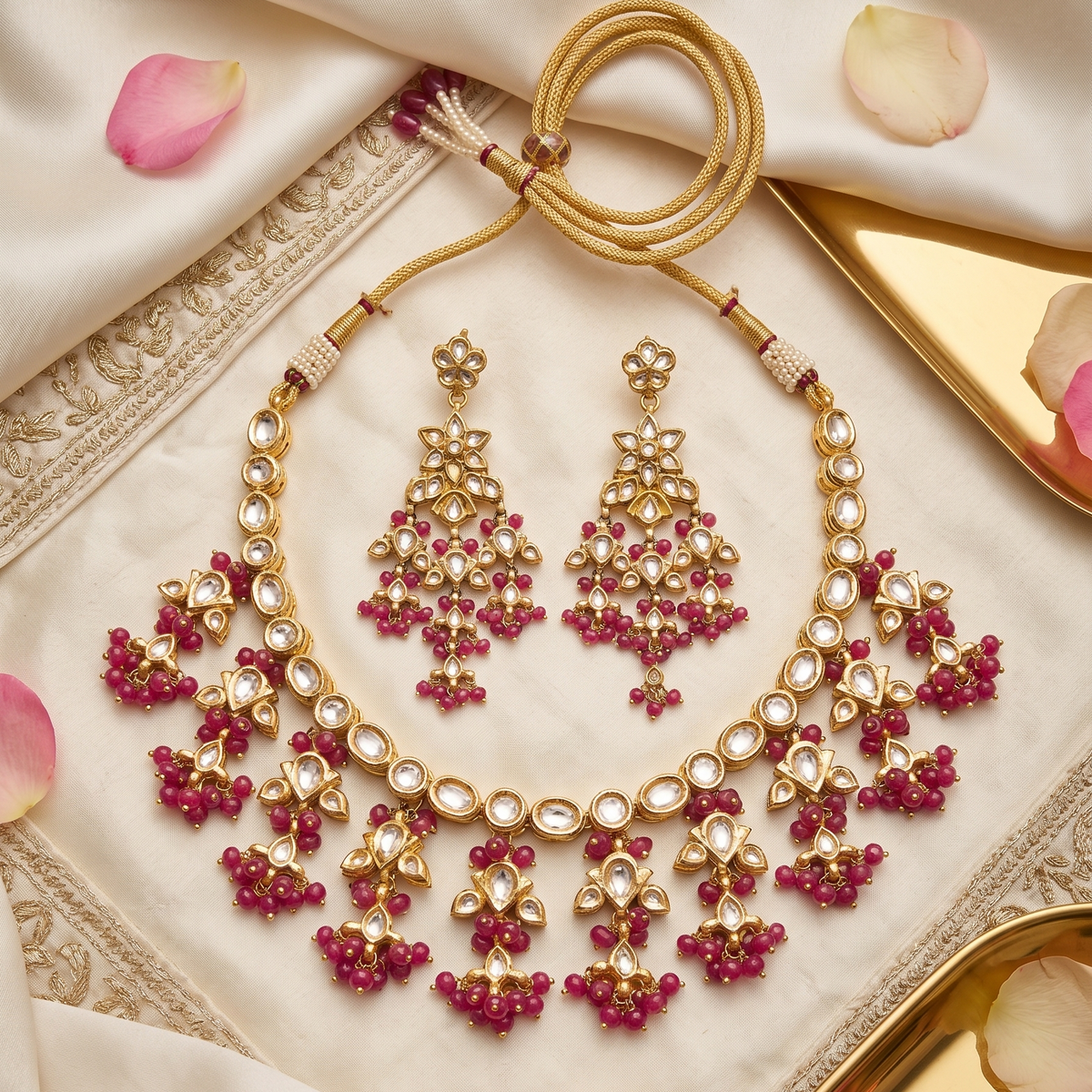 Tamana Kundan Necklace Set