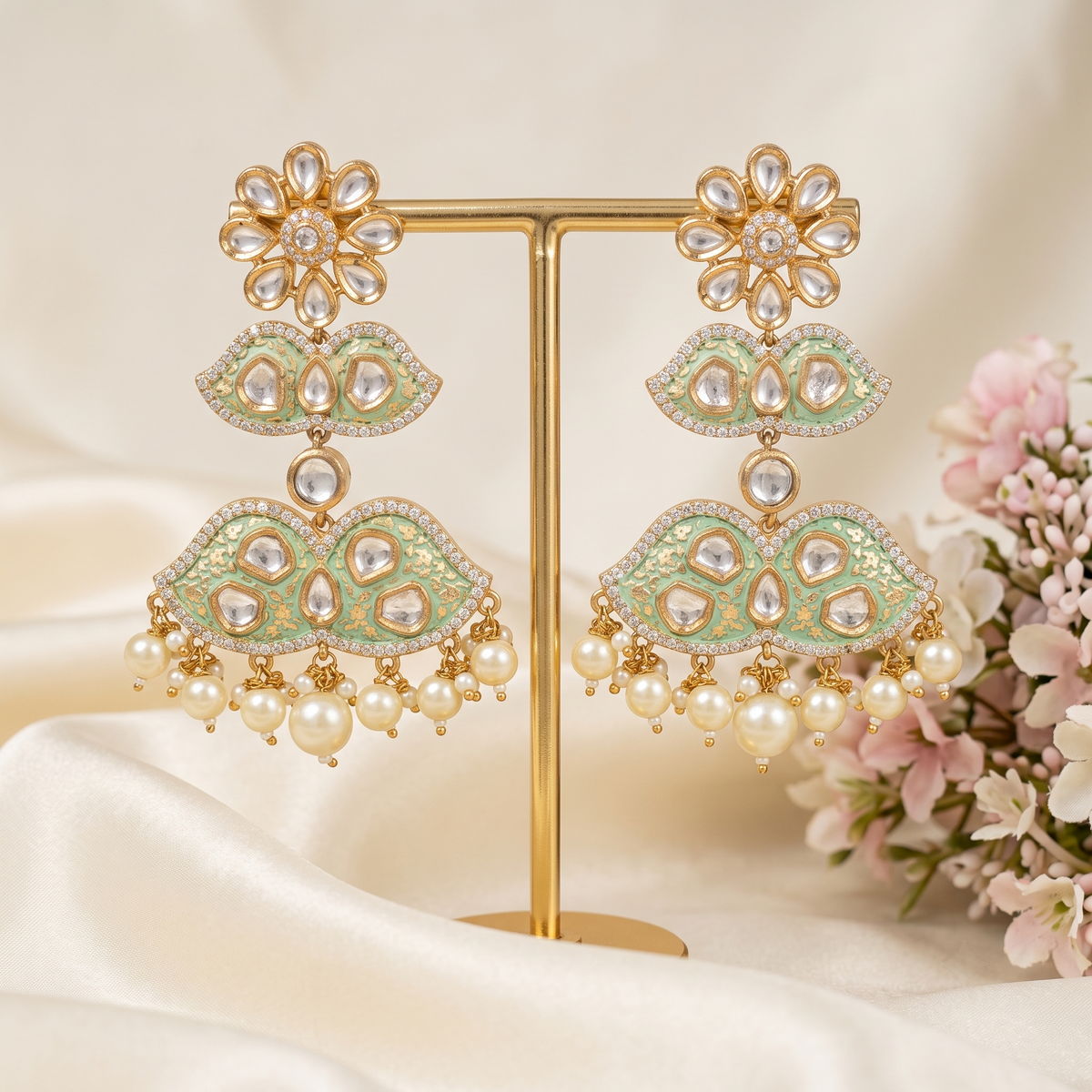 Roshni Kundan Earrings